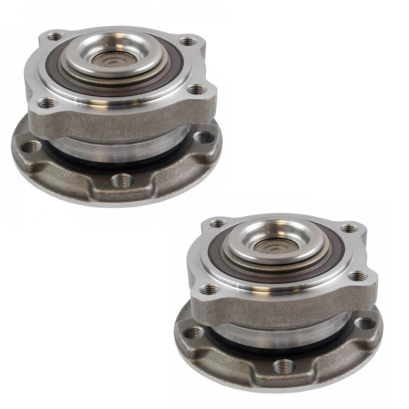 Trq Front Wheel Hub Bearings Assembly Set Compatible With 2014-2016 Bmw X5 2015-2016 X6