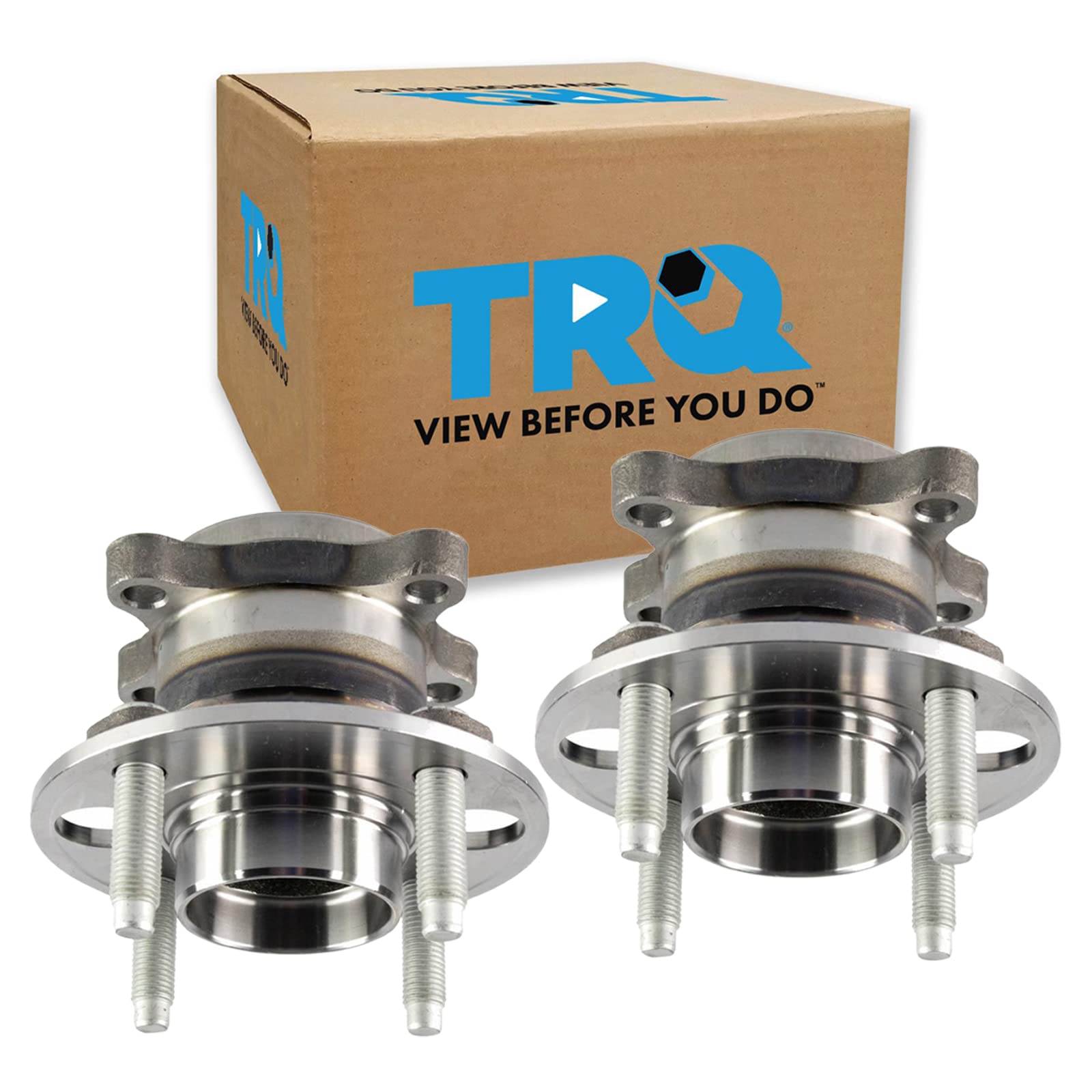Trq Rear Wheel Hub Bearings Assembly Set Compatible With 2016-2021 Chevrolet Spark