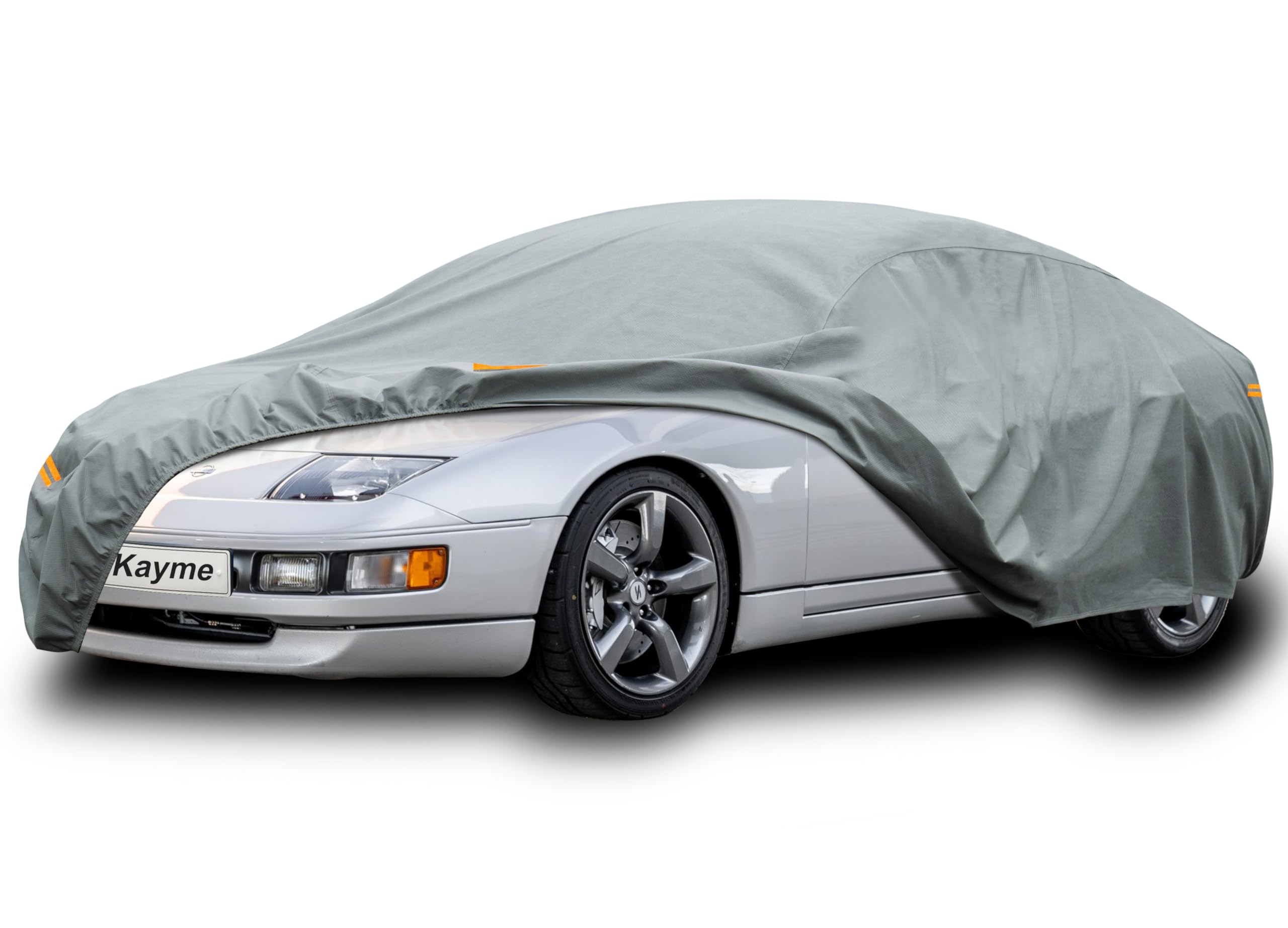Kayme Heavy Duty Car Cover Custom Fit Nissan 300 Zx (1984-1995) Waterproof All Weather For Automobiles, Full Exterior Covers Sun