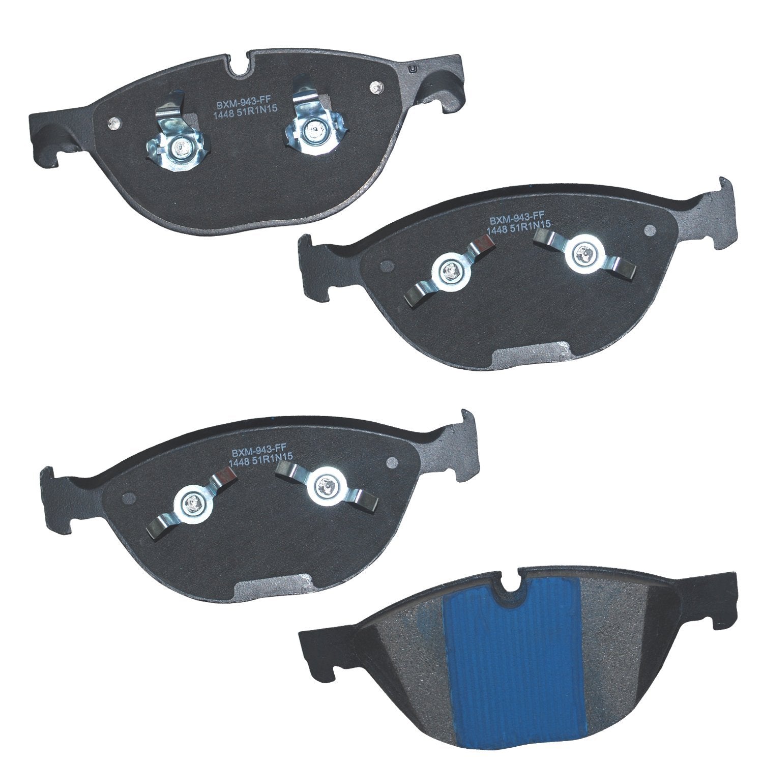 Bendix Premium Sbm1448 Semi-Metallic Front Brake Pads For Jaguar Xf 2015-2010,Xfr 2012-2010,Xfr 2015-2014,Xfr-S 2015-2013,Xj 201