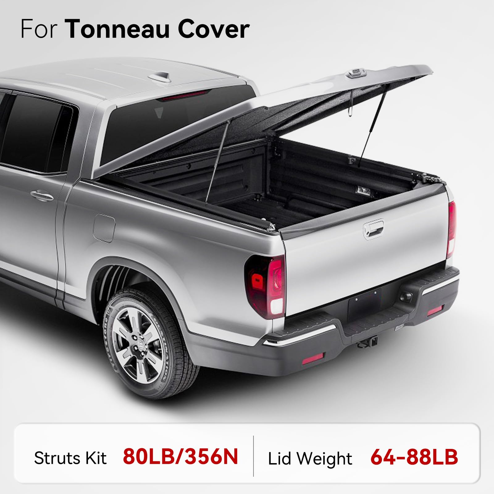 Vepagoo Ml2880 30.9 Inch 80Lb/356N Gas Strut Shock Lift Support Replacement For Truck Bed Cover Undercover Topper Pickup Tonneau