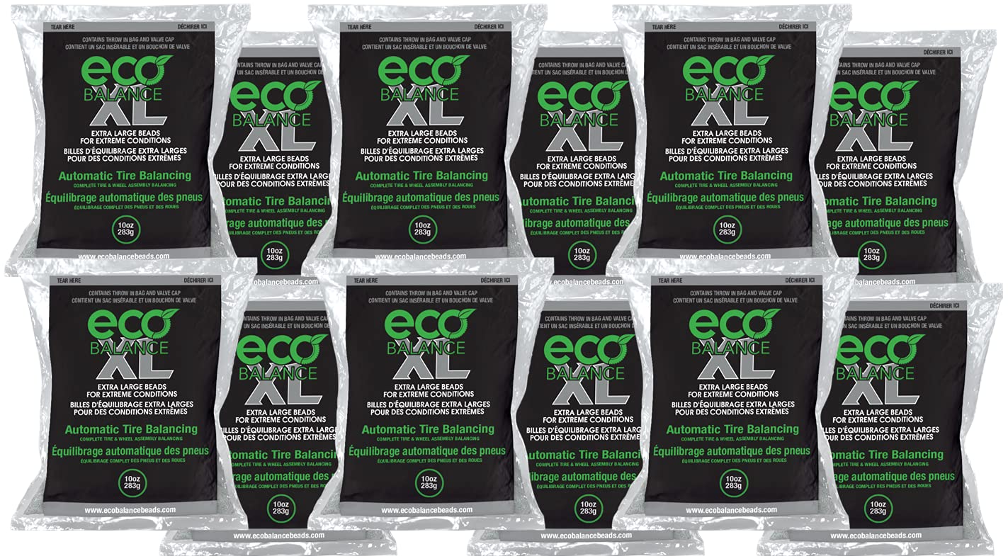 Eco Balance 10-Ecoxl12 Eco Xl Extreme Condition Tire/Wheel Balancing Beads - Off-Road Vehicles, Light Duty Truck Tires, (12) 10O