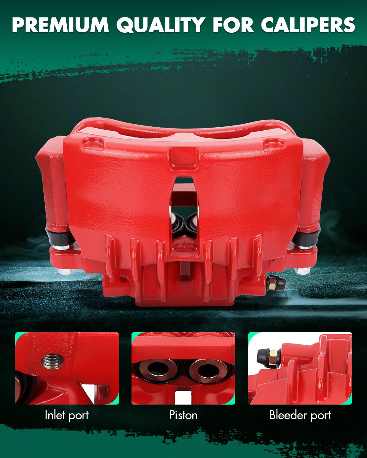 Scitoo Front Left Brake Caliper With Bracket 18-B4723 Compatible For Ford For Mustang 1999-2002