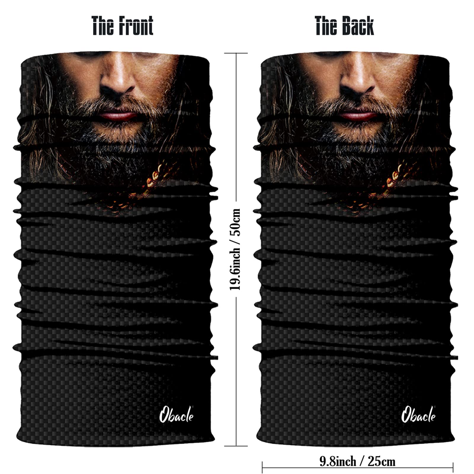 Obacle Skull Face Mask Sun Uv Dust Wind Protection Tube Mask Seamless Bandana Skeleton Face Mask For Men Women Bike Riding Motor