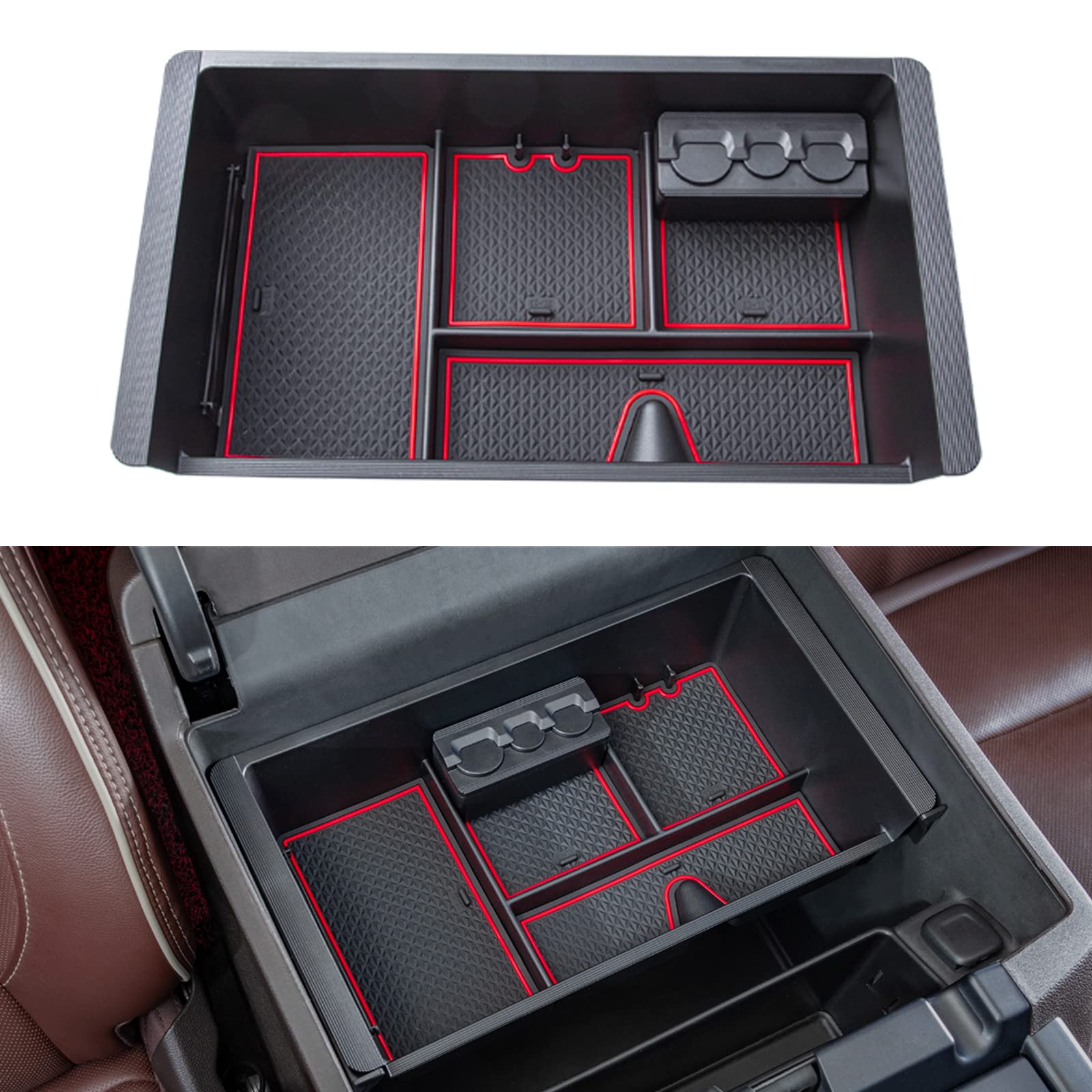 Jkcover Compatible With Chevy Silverado/Gmc Sierra 2014-2018 And Chevy Tahoe Suburban/Gmc Yukon 2015-2020 Center Console Organiz