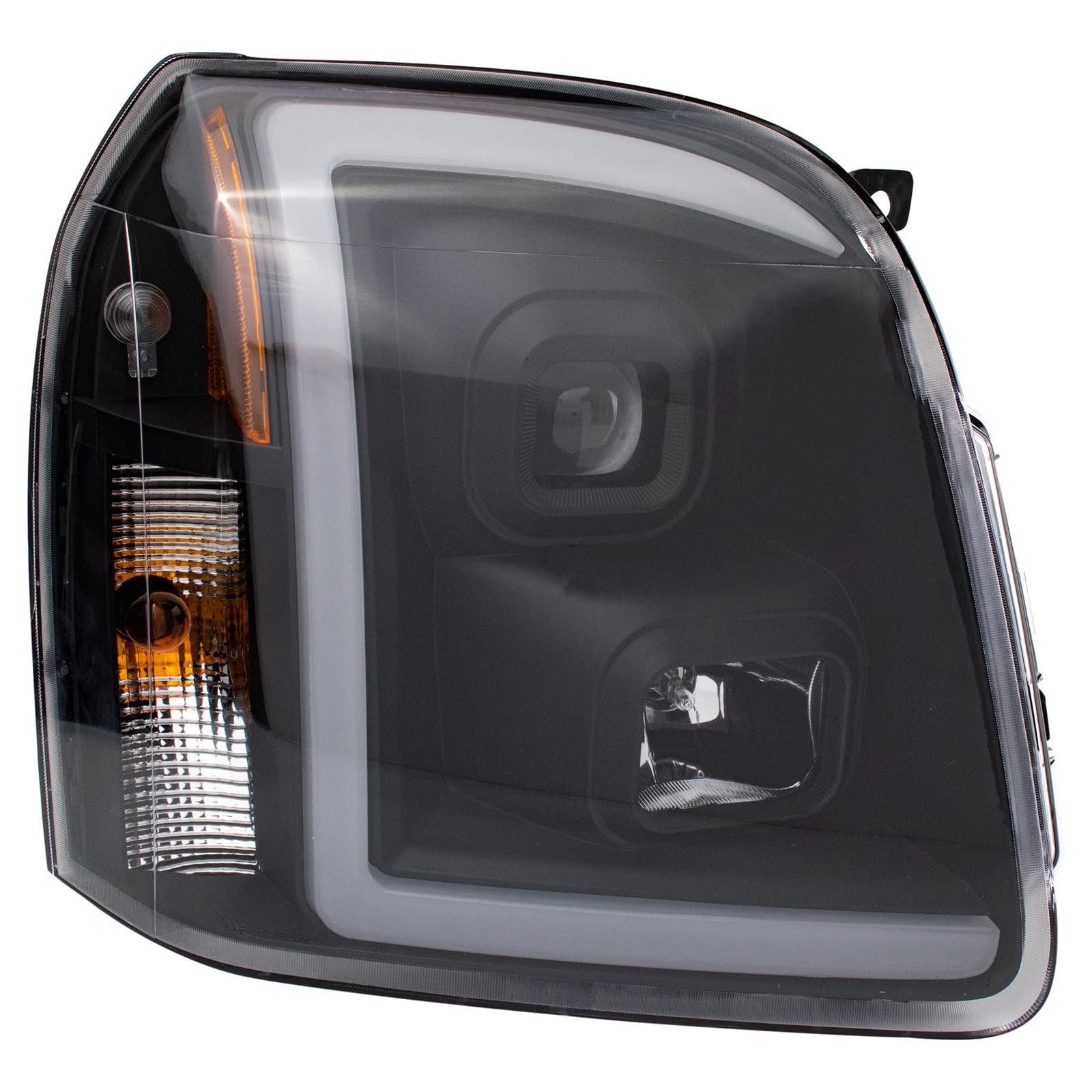 Trq Headlight Assembly Set Headlights Driver & Passenger Side Halogen Compatible With 2007-2014 Gmc Yukon Yukon Xl 1500 2007-201