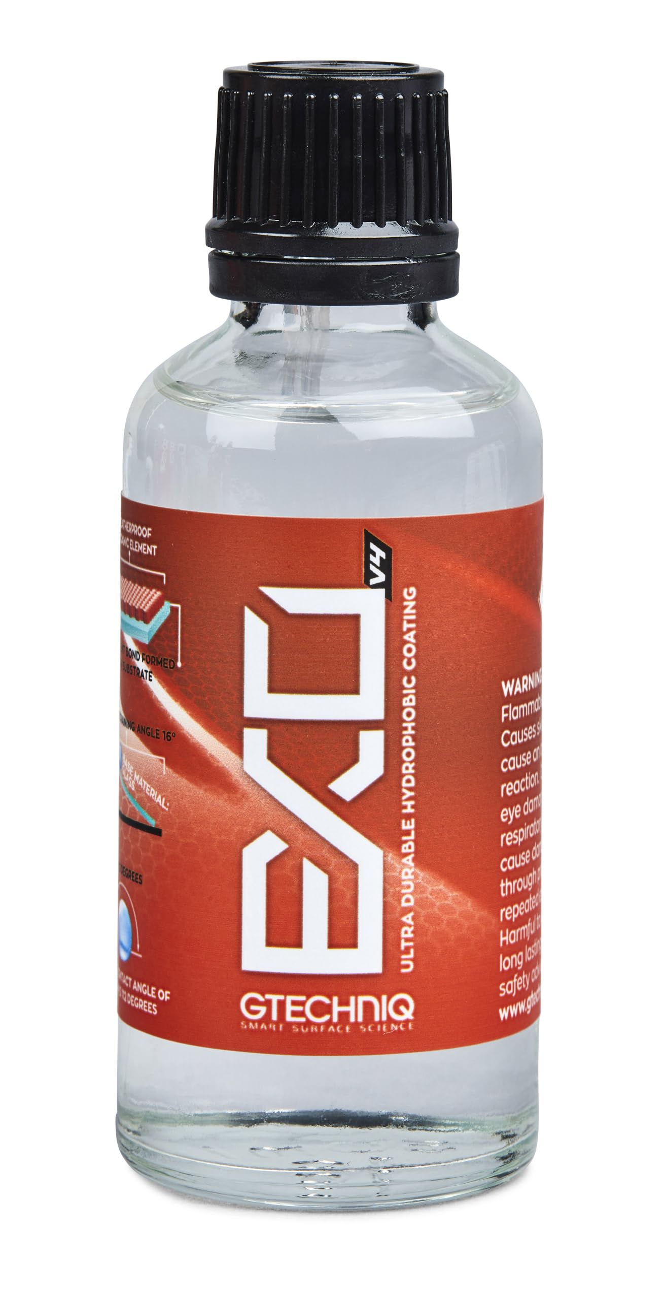 Gtechniq Exo V5 Crystal Hydrophobic, Dirt Repellent Coating For Cars, Easy To Apply - 30Ml (Sufficient For 1 Small-Med Car) - 18-24 Month Protection