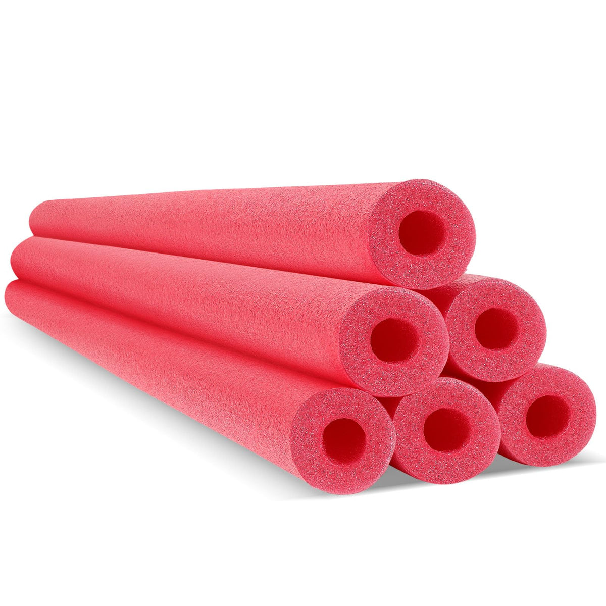 Hanaive 6 Pack Pool Noodles Foam Swim Noodles Hollow Swimming Pool Noodle Bulk Bright Pool Noodles Floats Heavy Duty For Swimmin