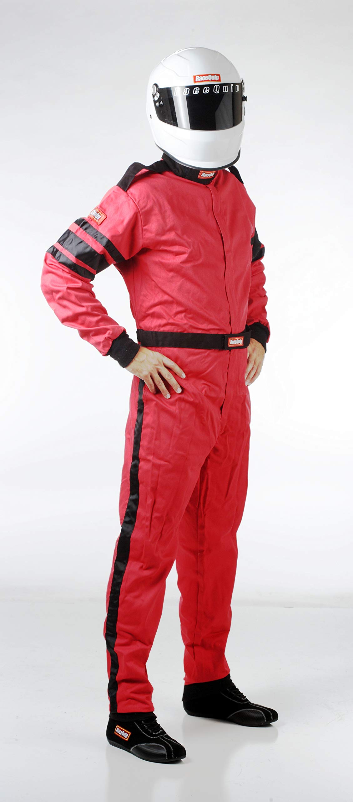 Racequip Racing Driver Fire Suit One Piece Single Layer Sfi 3.2A/ 1 Red 2X-Large 110017