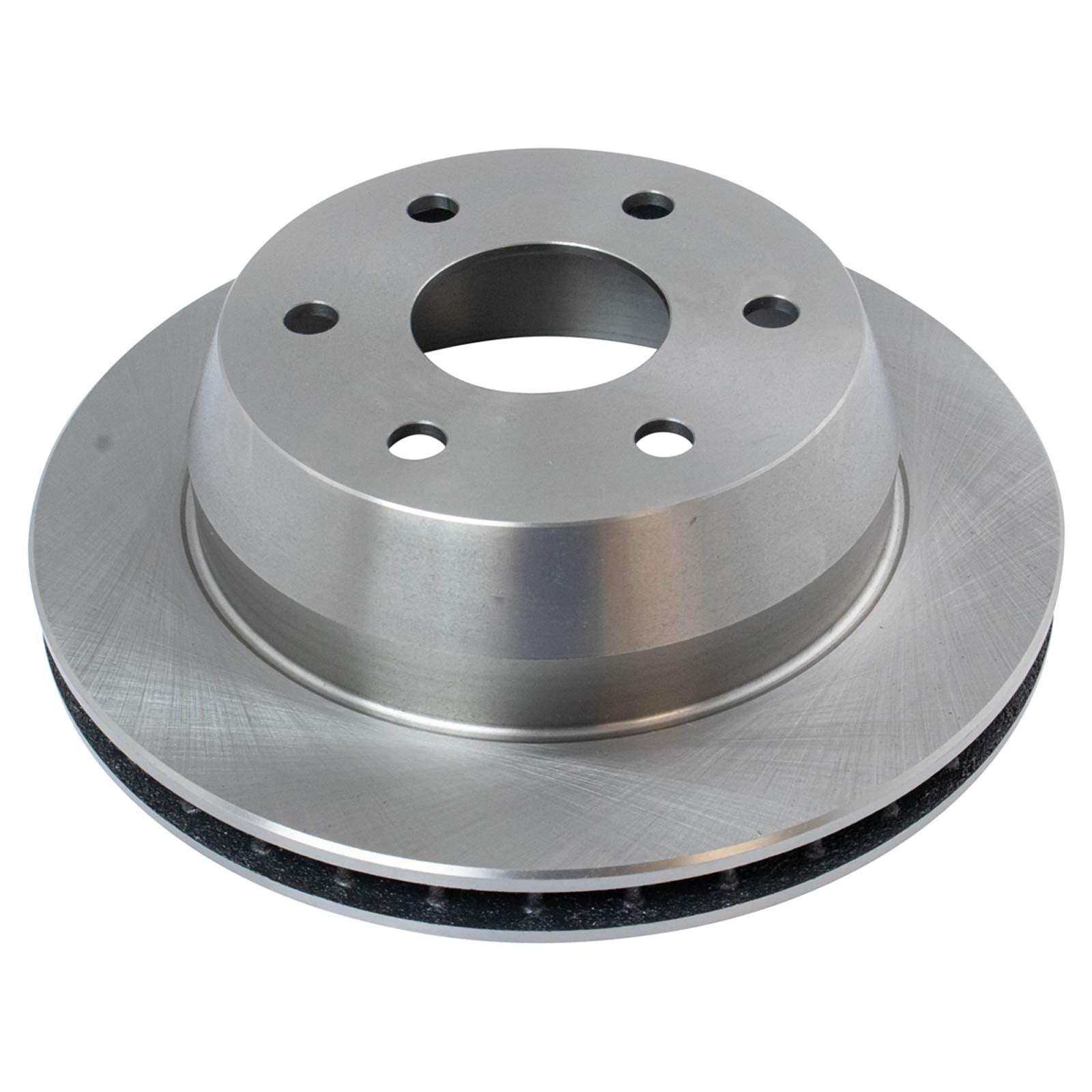Trq Premium Posi Semi-Metallic Brake Pad & Rotor Rear For Cadillac Chevy