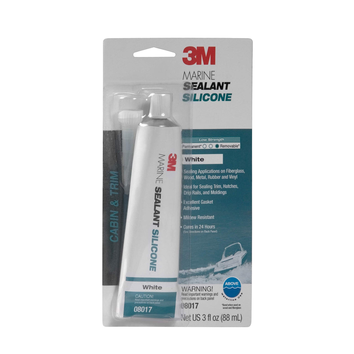 Marine Silicone Wht 3Oz