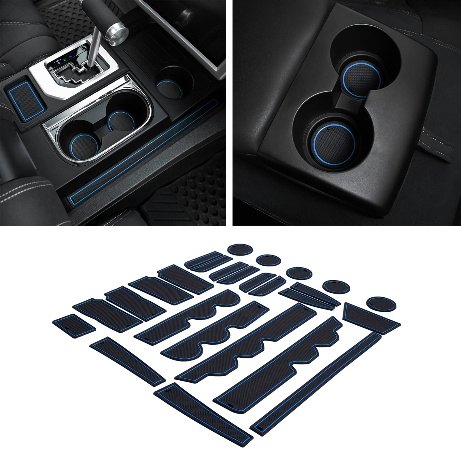 Jdmcar Compatible With Toyota Tundra Accessories 2021 2020 2019 2018 2017 2016 2015 2014 Premium Liner Accessories, Custom Conso