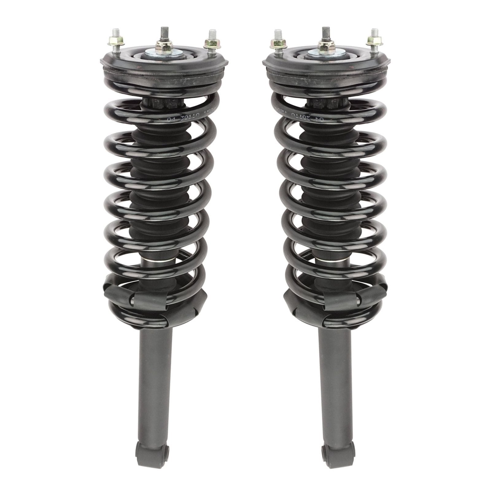 Trq Rear Strut & Coil Spring Assembly Set Driver & Passenger Sides Compatible With 96-99 Infiniti I30 95-99 Nissan Maxima