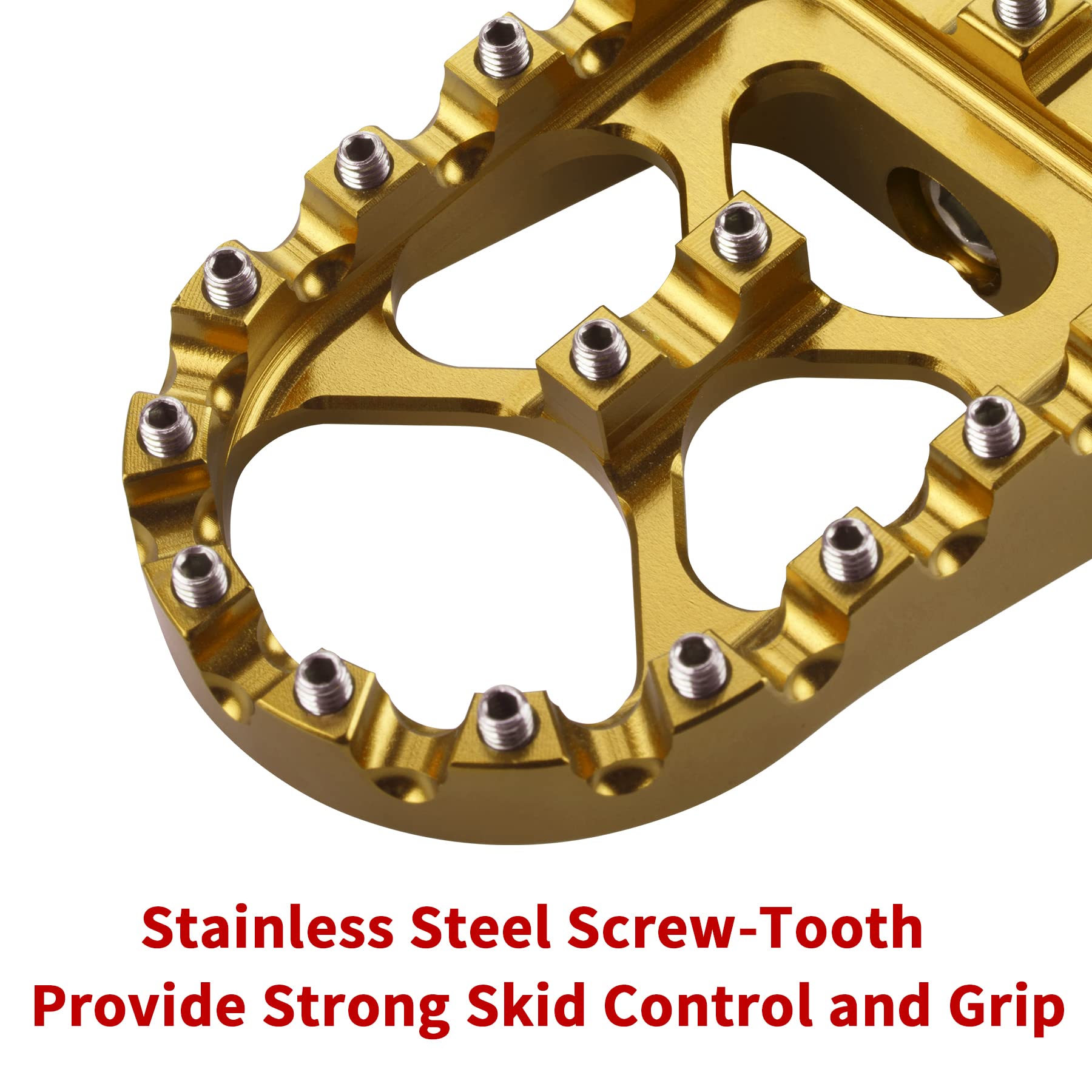 Foot Pegs Cnc Wide Footpeg Mx Bobber & Chopper Style Compatible With Harley Dyna Sportster Fatboy Iron 883, Motorcycle Footpegs