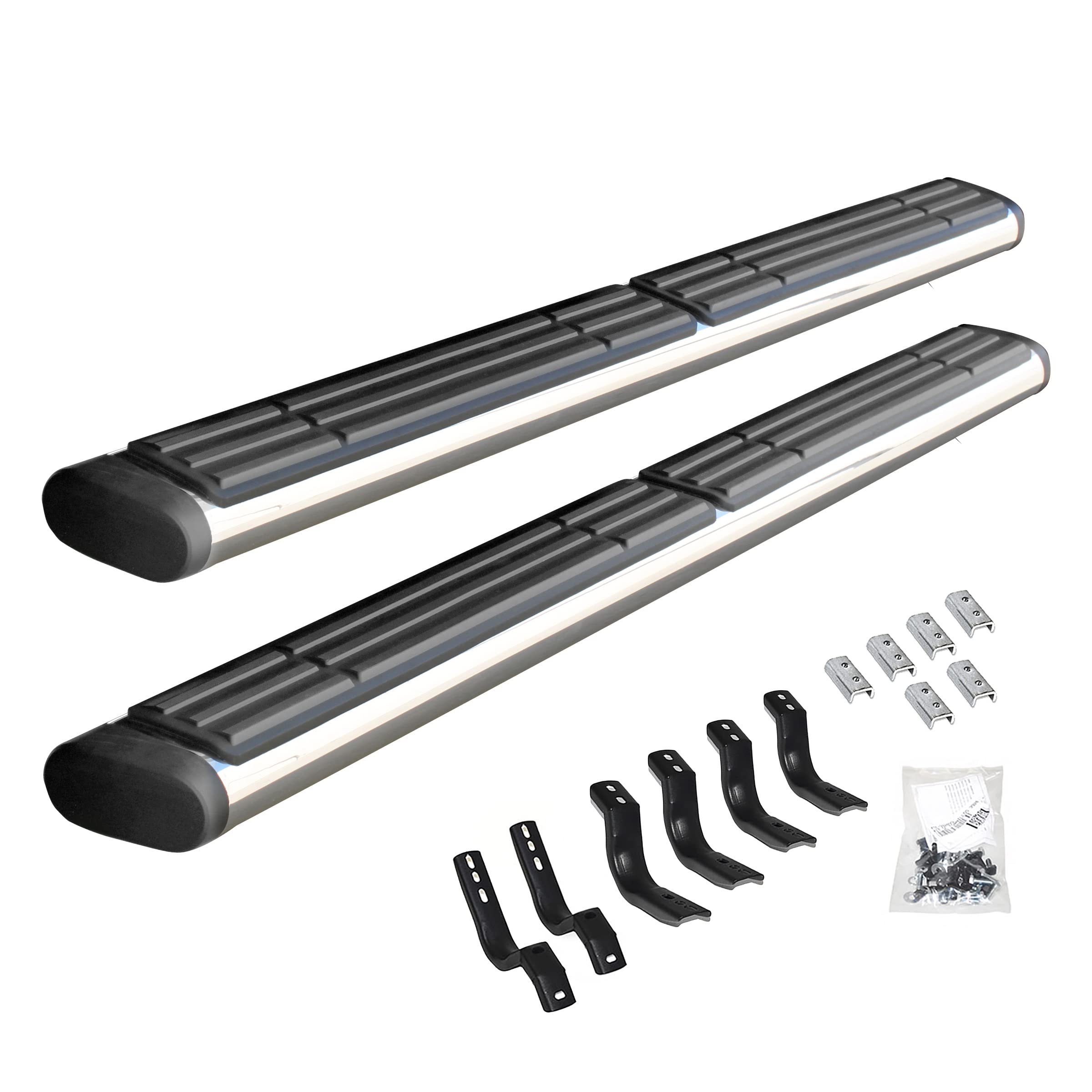 Go Rhino 6862443587Ps 6' Oe Xtreme Ii- Complete Kit: Sidesteps + Brackets