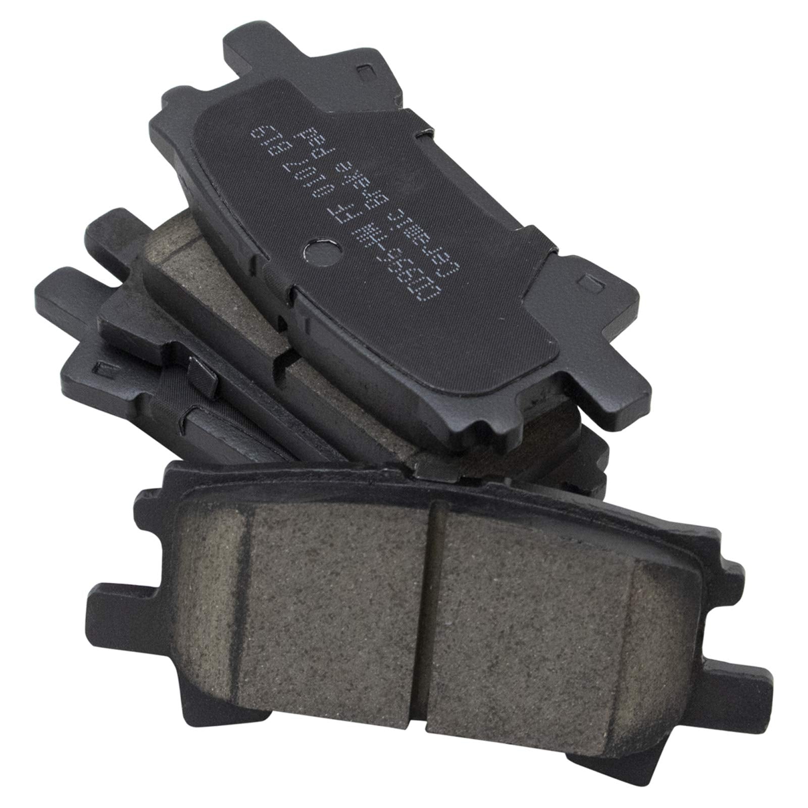 TRQ Rear Brake Pads Ceramic Compatible with 2004-2006 Lexus RX330 2007-2009 RX350 2006-2008 RX400h 2004-2007 Toyota Highlander