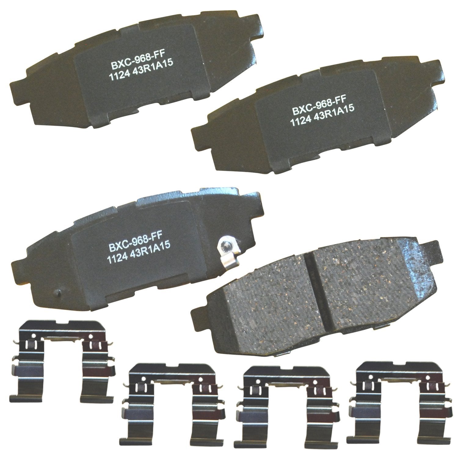 Bendix Premium Sbc1124 Ceramic Rear Brake Pads For Select Models Scion Fr-S, Subaru B9 Tribeca, Brz, Forester, Legacy, Outback,