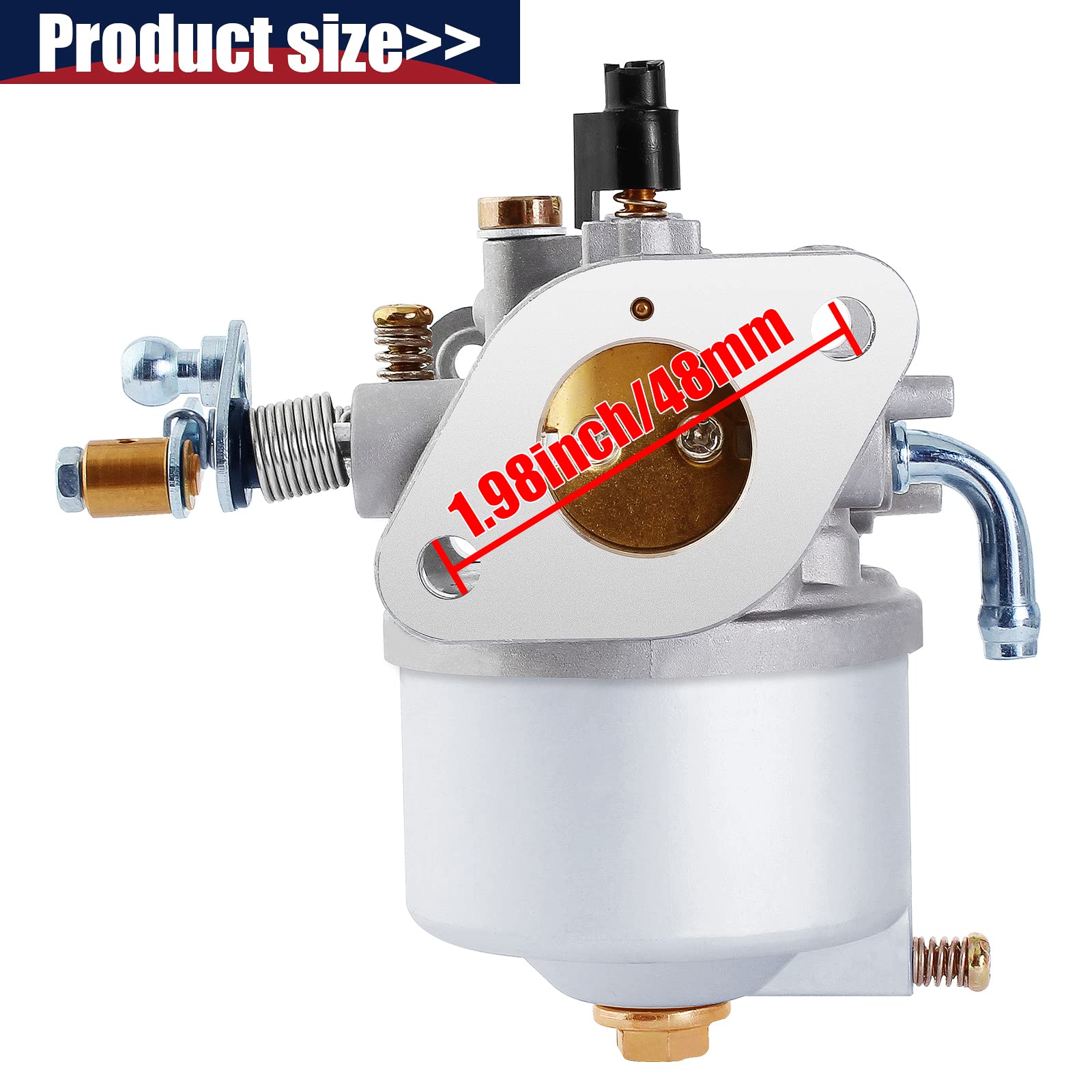 Qazaky Carburetor Compatible With Ezgo Golf Cart 295Cc Gas Robin Engine Medalist Txt Marathon Workhorse 26645-G01 26645-G03 26645-G04 26725-G01 26726-G01 26727-G01 72558-G02 G03 72840-G01 603901 17553