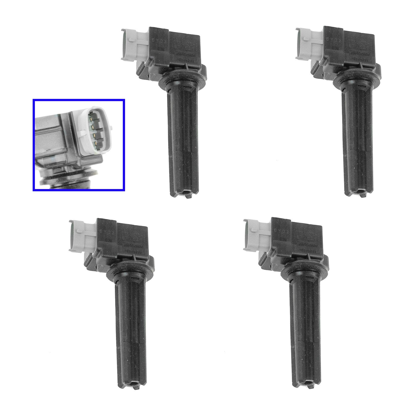 Trq Ignition Coil Set Compatible With 2005-2007 Chevrolet Cobalt 2004-2007 Saturn Ion