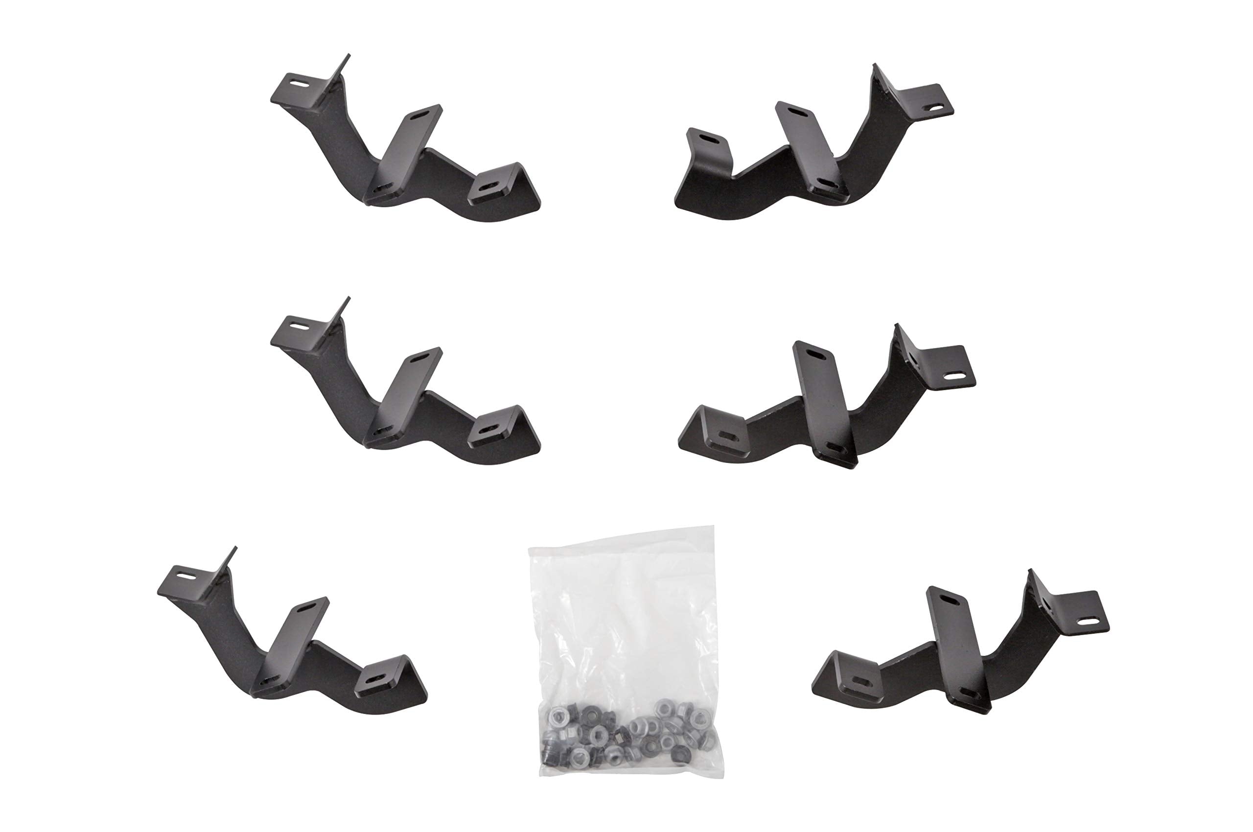 Dee Zee DZ 66327 Hex Side Step Bracket Kit, Black