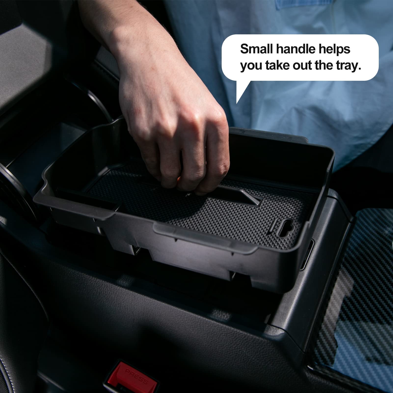 Cke For 11Th Gen Civic With Cvt Compatible With Honda Civic 2025 2024 2023 2022 Accessories Car Center Console Box Armrest Storage Box Organizer Armrest Cover Tray Insert