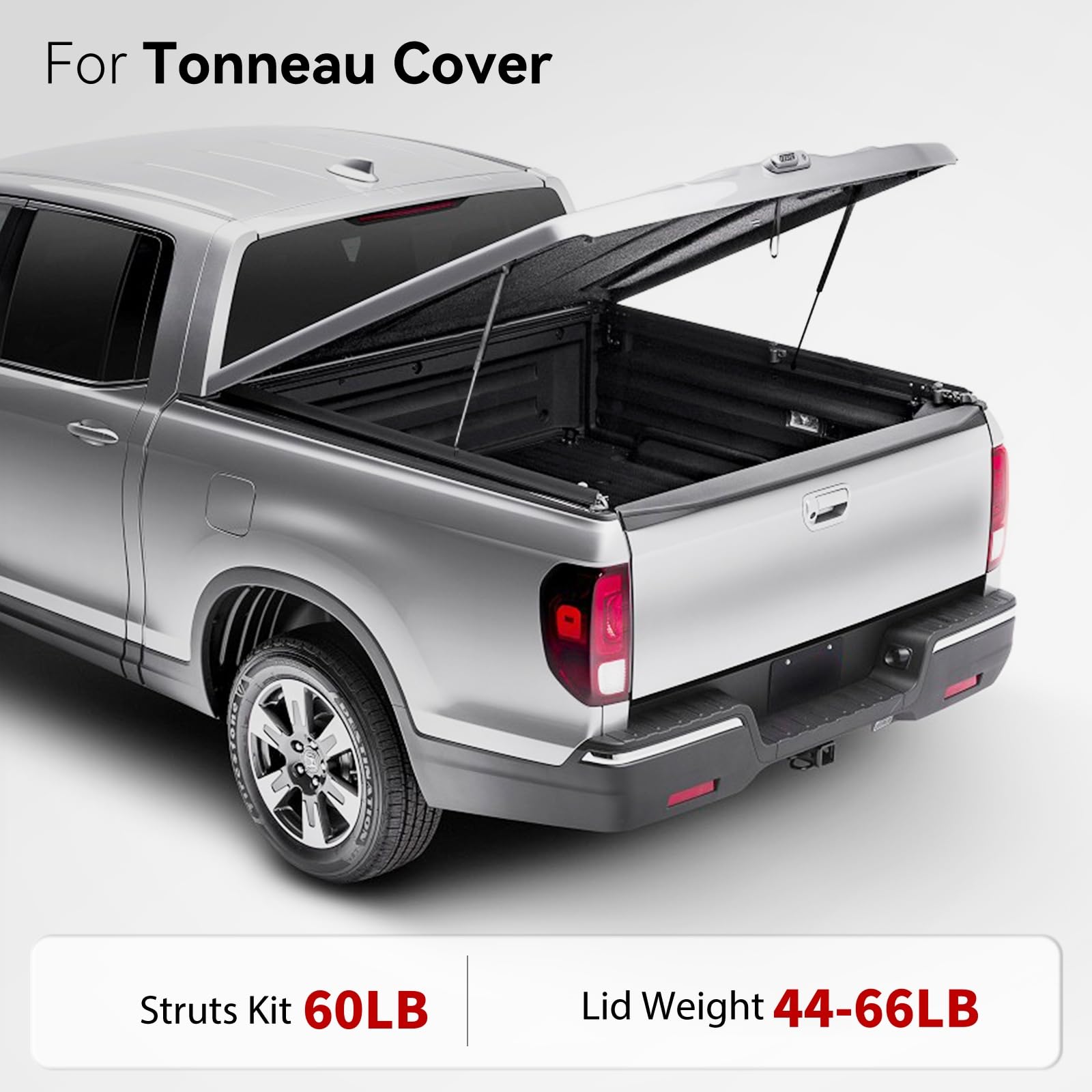 Vepagoo 24Inch 60Lb/267N Gas Struts Shocks Lift Support Spring For Tonneau Cover Truck Pickup Bed Rv Door Replacement Sturt Se24