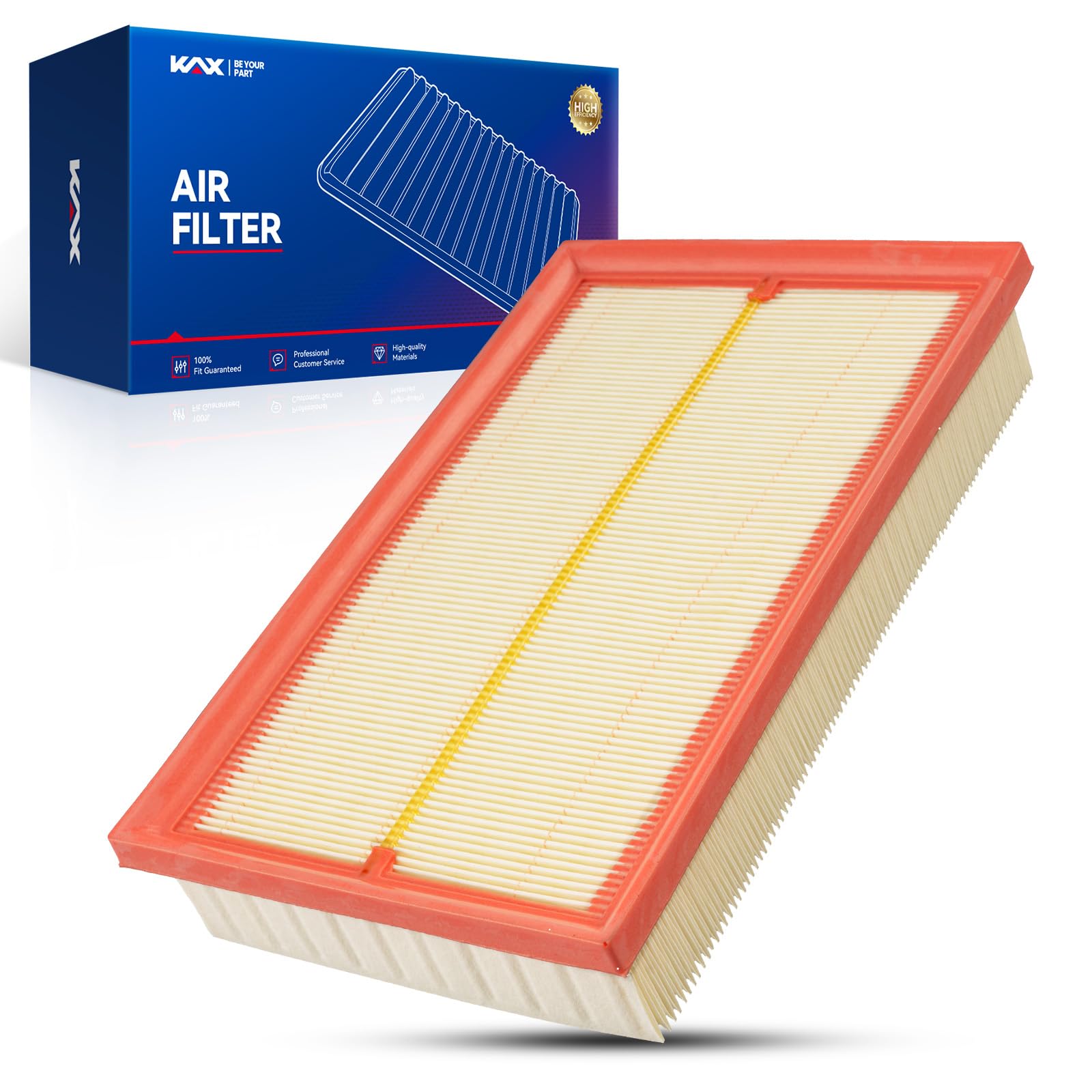 KAX Engine Air Filter, CA12777 Replacement for Volkswagen Jetta 2019-2024, Taos 2022-2024, Golf 2019-2021, Golf SportWagen 2019