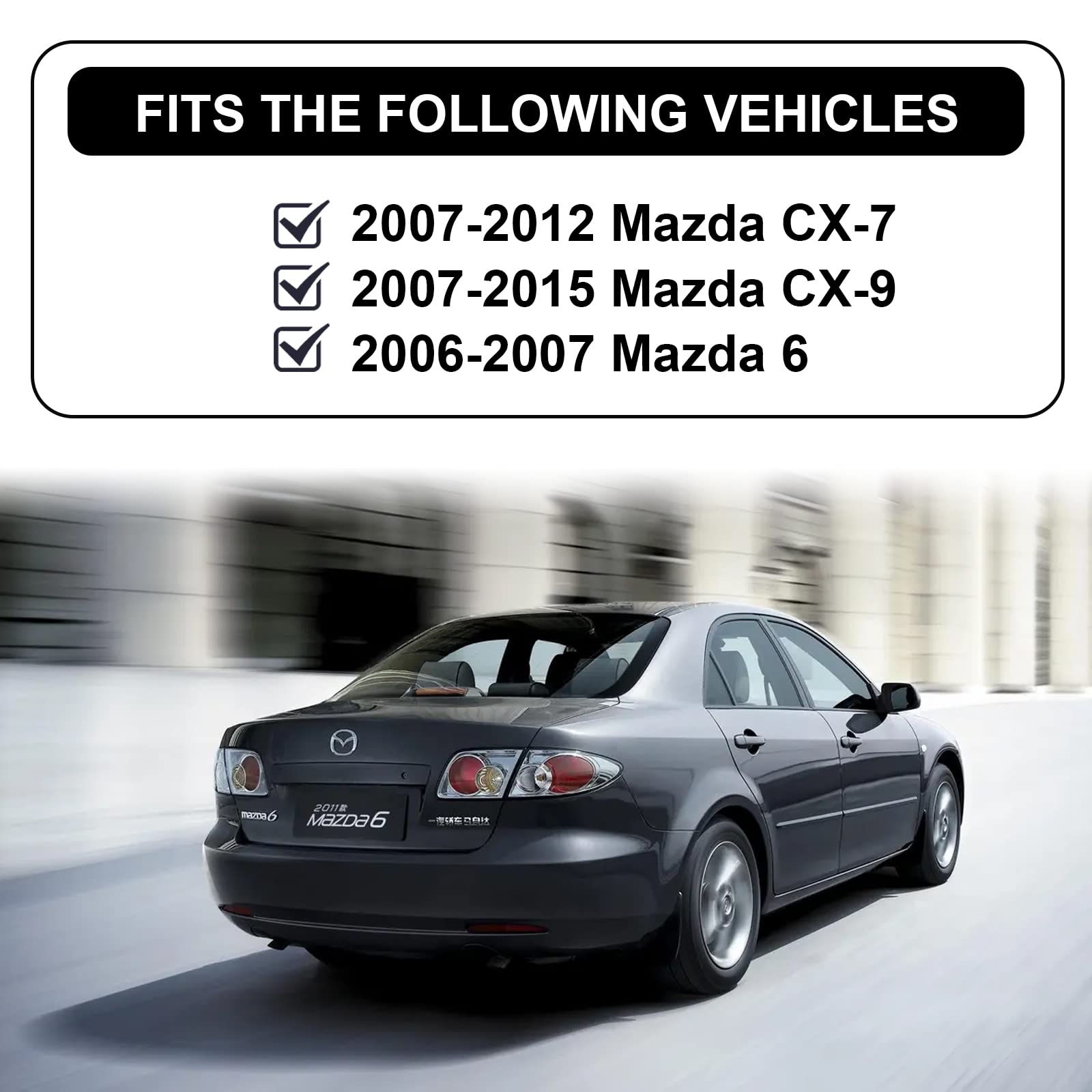 Ignition Key Knob Push Turn Switch Compatible With 2007-2015 Mazda Cx-9 2006-2007 Mazda 6 2007-2011 Cx7 | Replaces D461-66-141A-