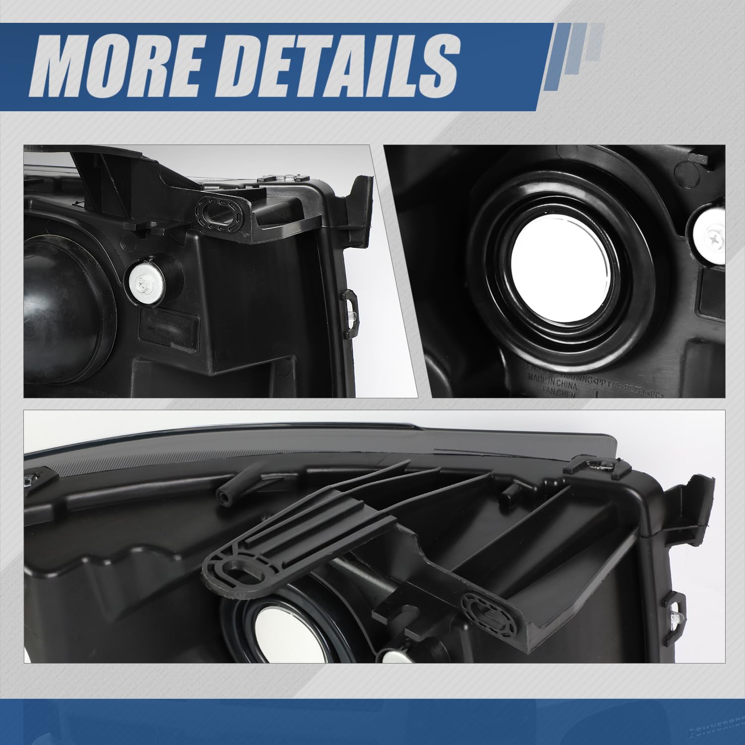 Auto Dynasty Halogen Headlights Assembly Compatible With Chevy Silverado 1500 2500Hd 3500 Gmt900 2007 2008 2009 2010 2011 2012 2