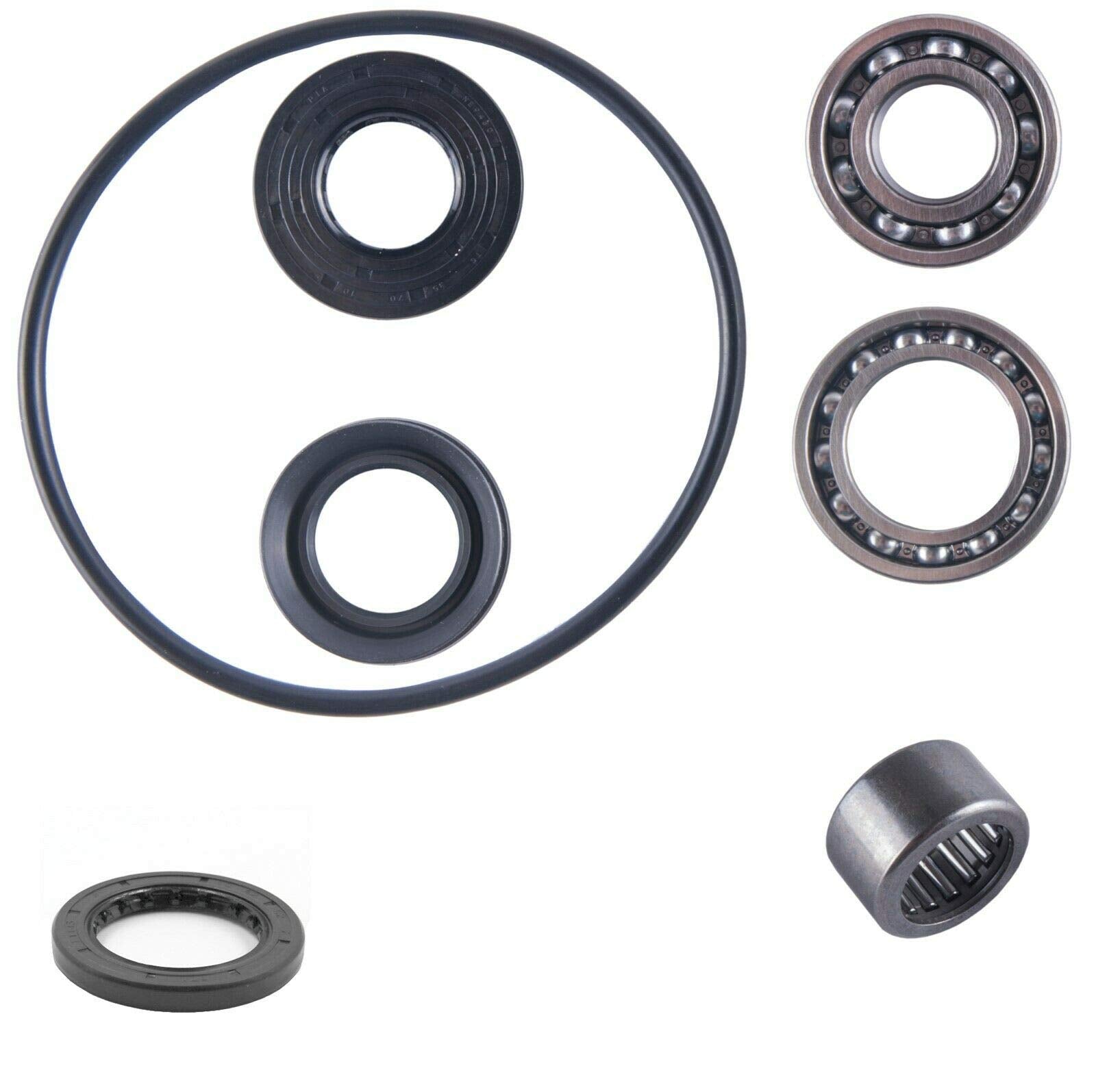 East Lake Axle Replacement For Rear Differential Bearing & Seal Kit Kawasaki Brute Force 300 2X4 2012 2013 2014 2015 2016 2017
