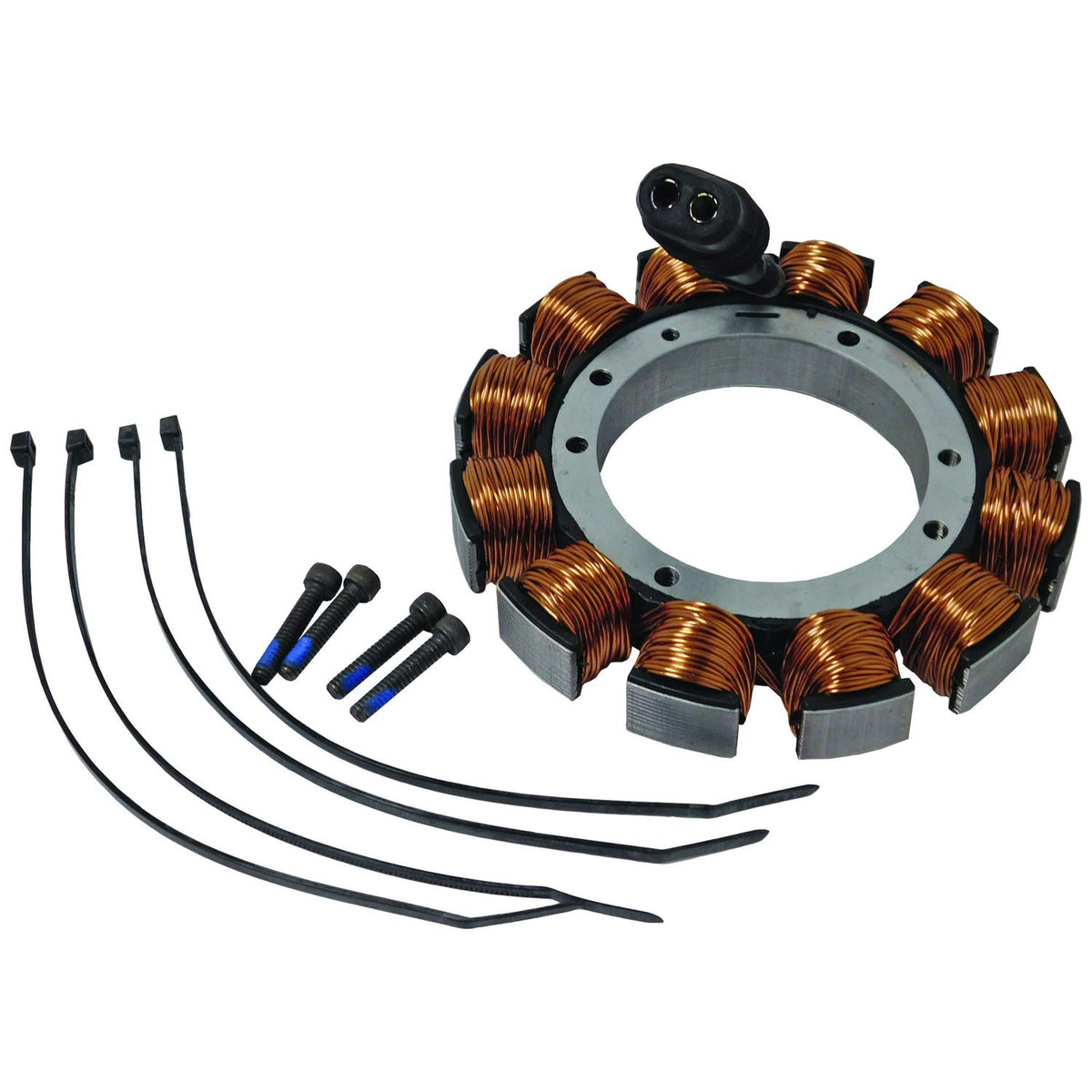 Oeg Parts New Stator Compatible With Harley Davidson Evo Motorcycle Big Twin 32 Amp Dyna Softail Super Glide Touring Electra Road King 29970-88, Hd01-123, 2997088