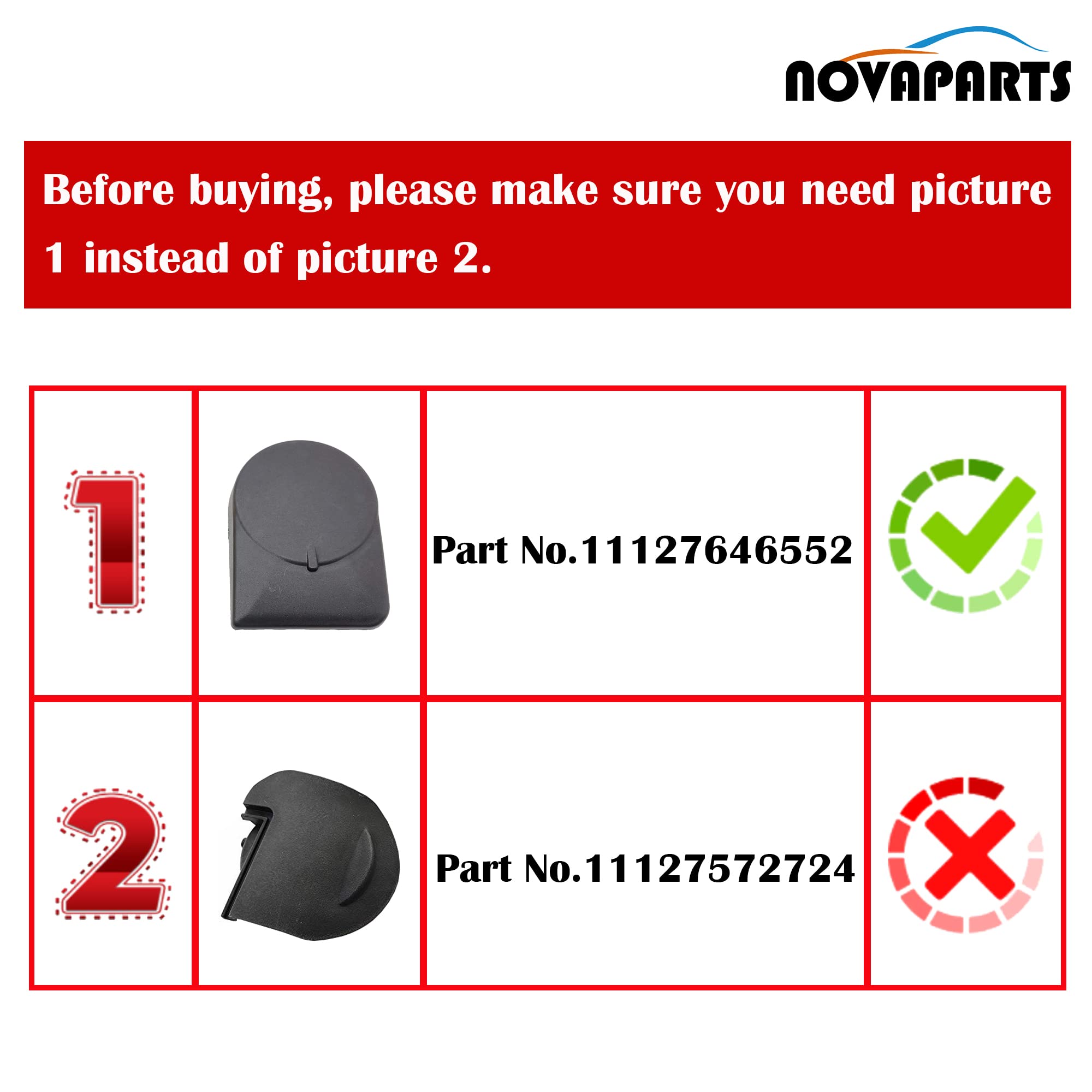 Novaparts Valve Cover Cap Pcv With Membrane N18 Engine Replacement For 2010-2016 Mini Cooper S R55 R56 R57 R58 R59 R60 R61 1.6L 11127646552 11127603390