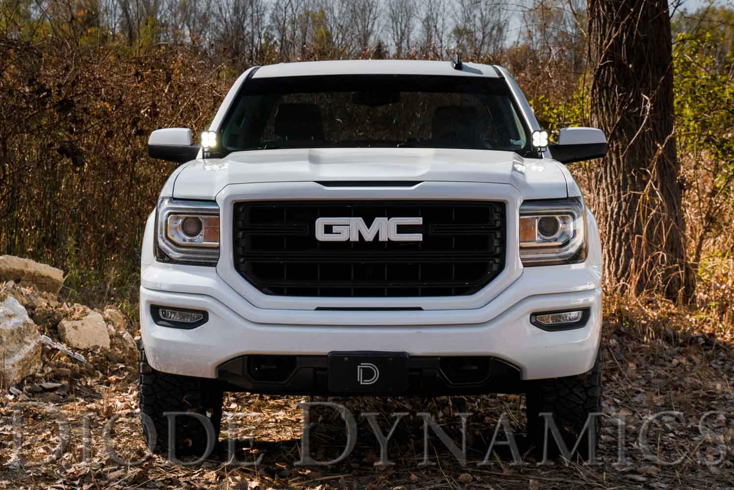 Diode Dynamics Stage Series Backlit Ditch Light Kit Compatible With Gmc Sierra 1500 2014-2019, Bracket Only None