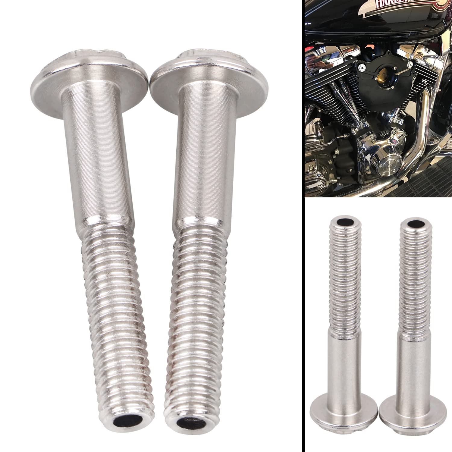 XMMT 2pcs Motorcycle Air Cleaner Breather Bolt Screw for Harley Touring Street Glide Road Glide 2008-2016,Trike 2008-2016