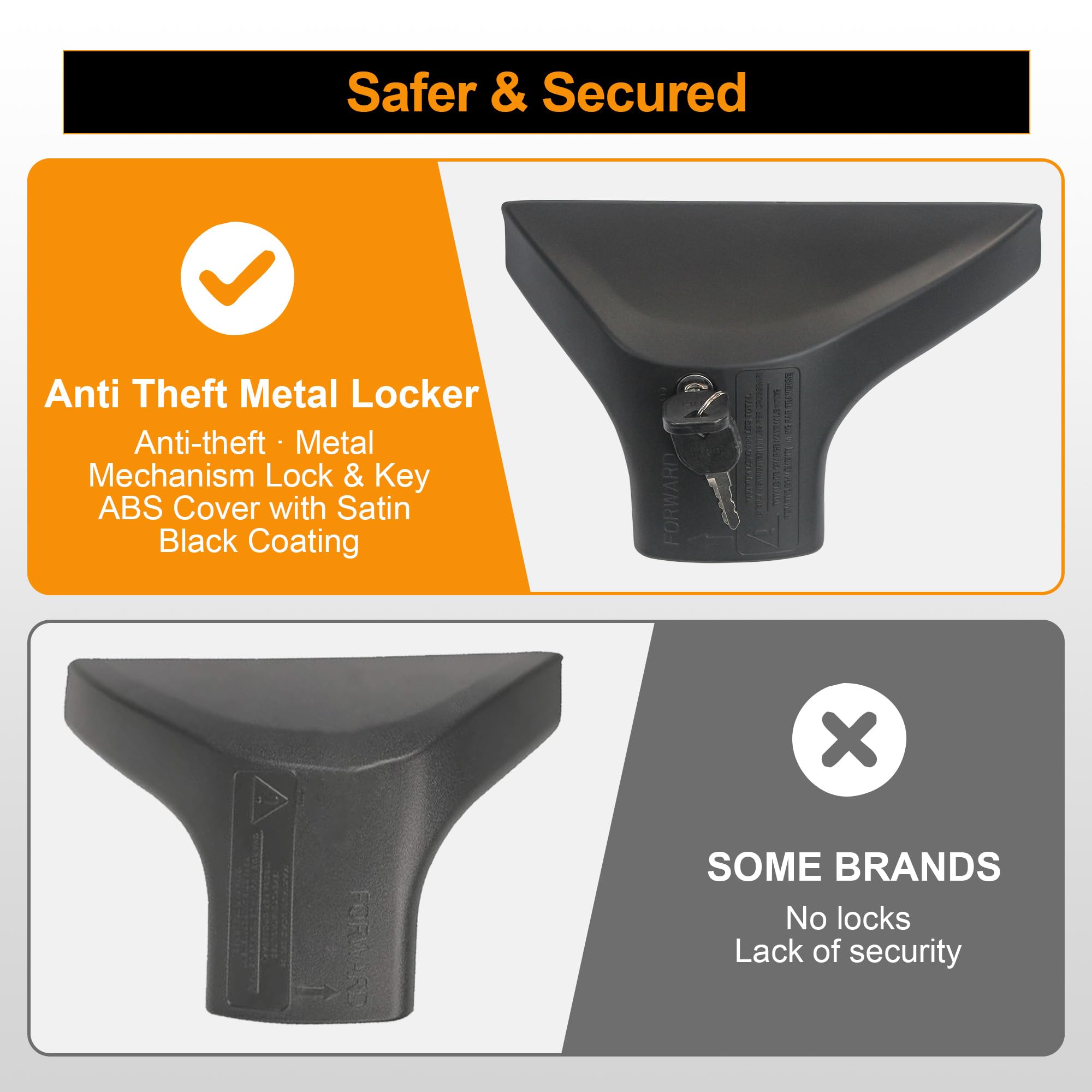 Autekcomma Roof Rack Cross Bars for Toyota RAV4 2019-2025 (Not Fit 2024 LE/Adventure/TRD Off-Road/Hybrid Woodland Edition) Anti-