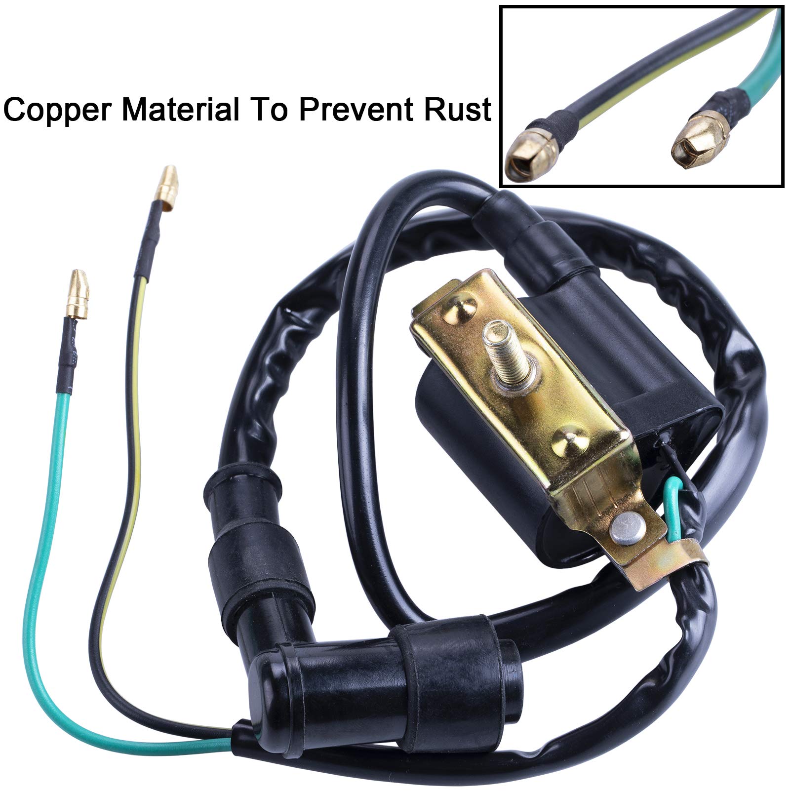 Cncmotok 50Cc Falcom 70Cc 90Cc 110Cc 125Cc Ignition Coil Spark Plug For Coolster 3050B Atv-3050B 3050 B3050A Kids 4 Quad Four Wheeler Roketa Taotao Baja Kazuma Meerkat Quad Atv Dirt Pocket Bike