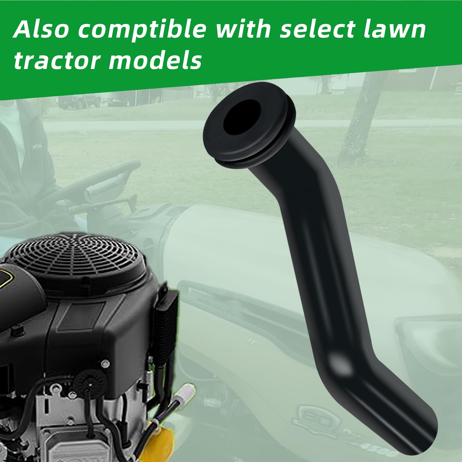 Shiosheng 5Pcs Vacuum Hoses 596163 593998, 797408 3 Inch, Black For B & S