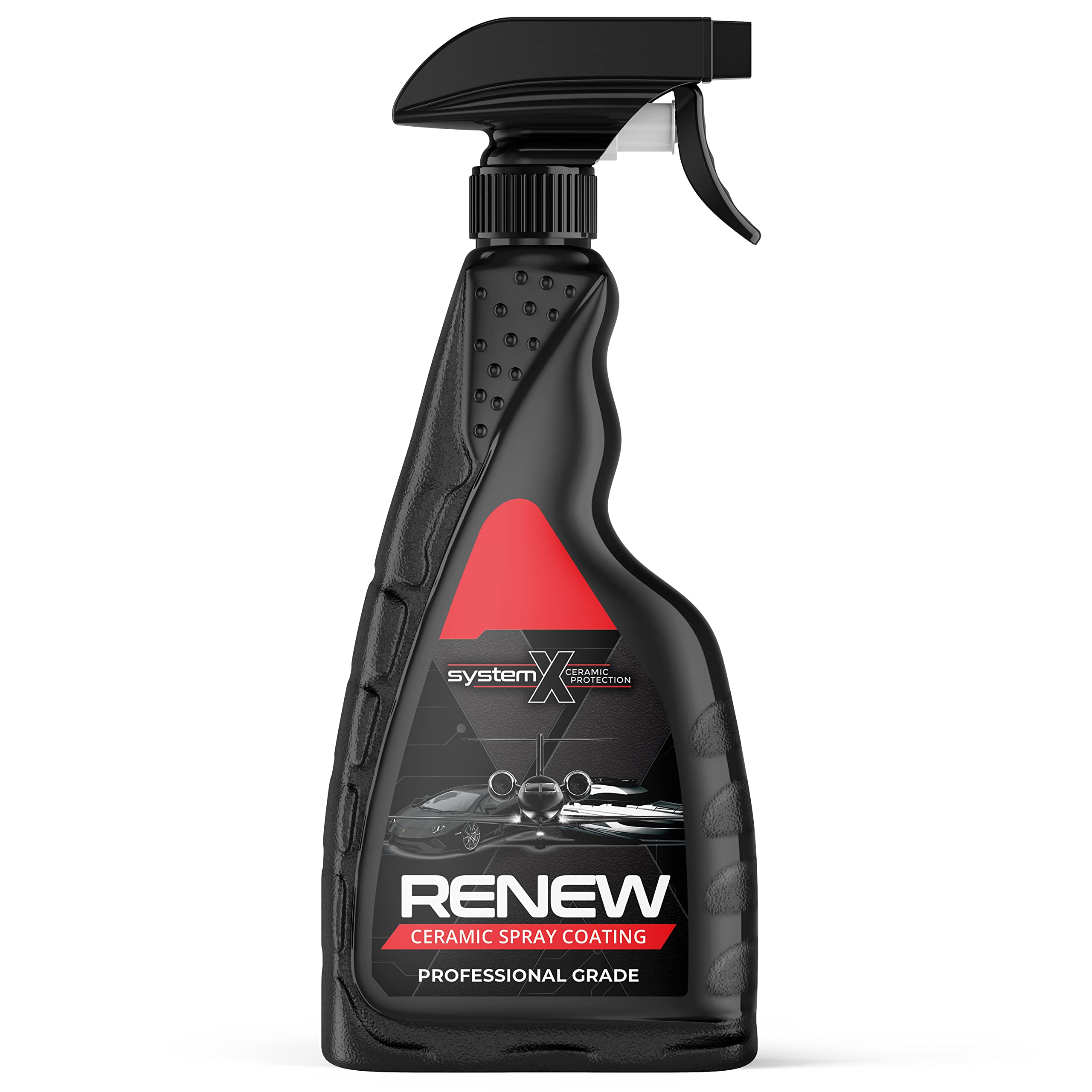 System X Renew Ceramic Spray Coating 16.9 FL OZ - Ultra Hydrophobic Nano Coat for 9+ Months SiO2 Paint Protection - Superior to Wax