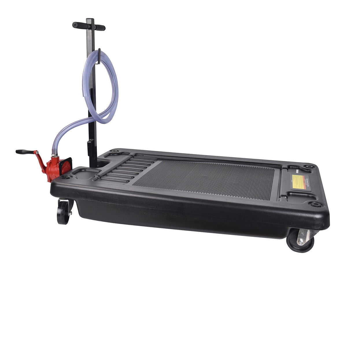 Aain Aa47W 17 Gallon Oil Drain Pan With Pump, Large Capacity Oil Change Pan With Low Profile For Truck, Car With Evacuation Hose
