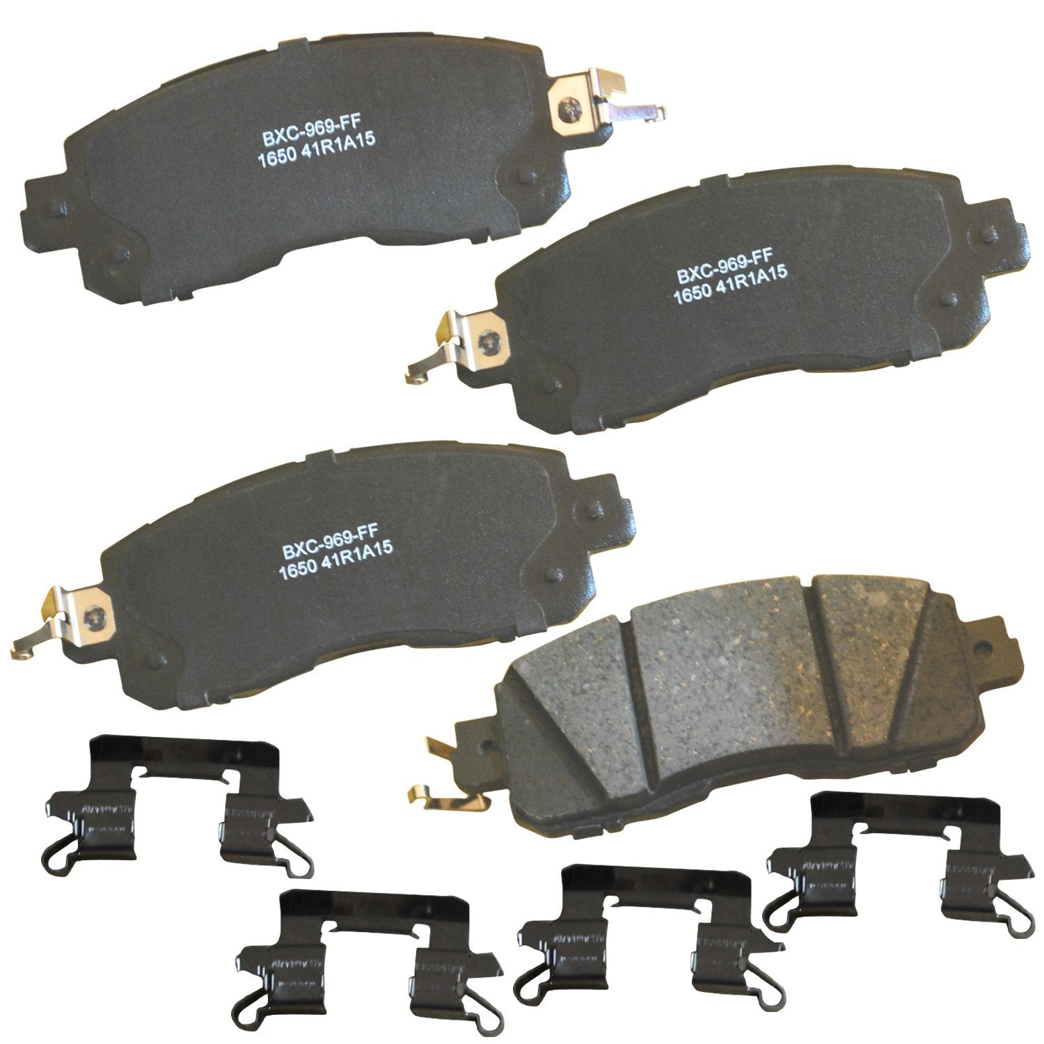 Bendix Premium Sbc1650 Ceramic Front Brake Pads For Nissan Altima 2024-2013, Leaf 2012-2011, Leaf 2017-2014