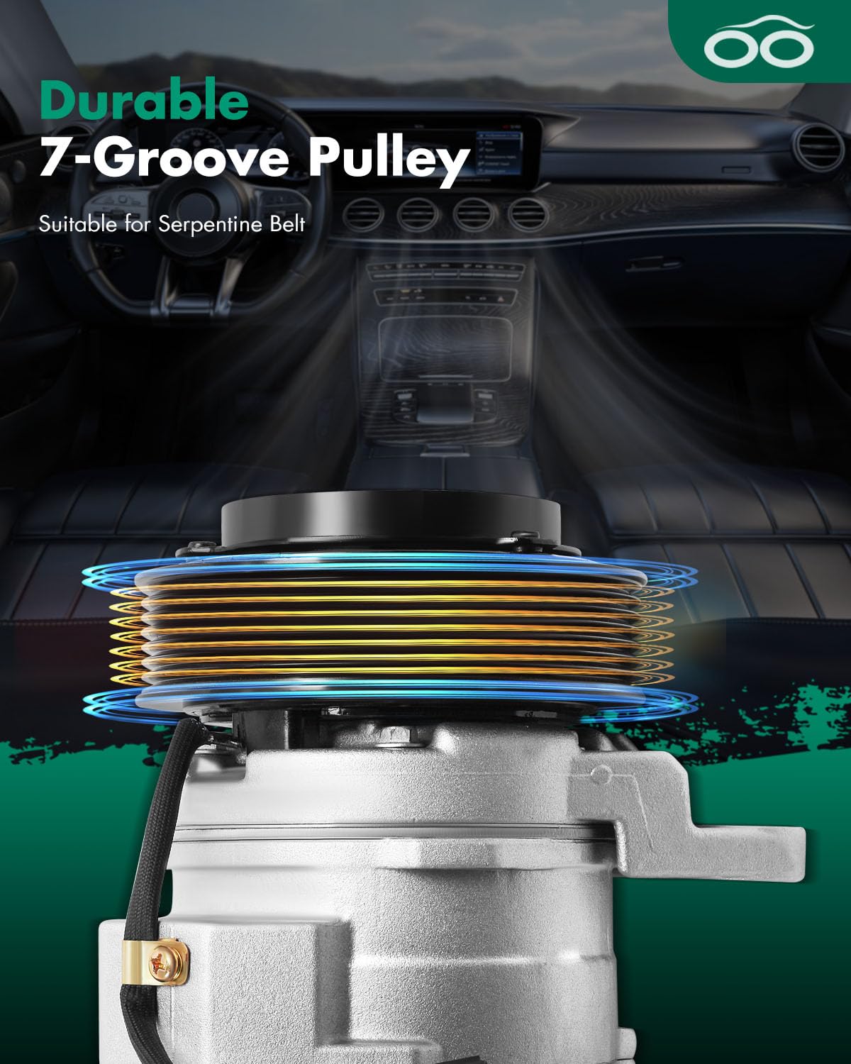 Scitoo A/C Compressor Compatible For 2003-2008 For Dodge For Ram 1500 2500 3500 5.7L