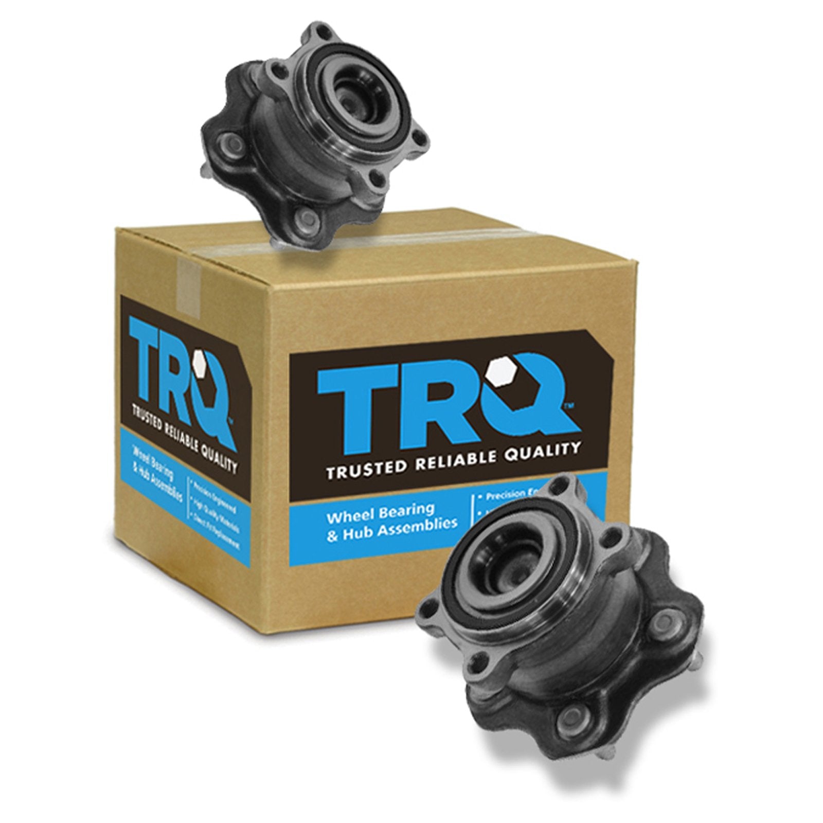 Trq Rear Wheel Hub Bearings Assembly Set Compatible With 2013 Infiniti Jx35 2014-2020 Qx60 2007-2018 Nissan Altima 2009-2022 Max
