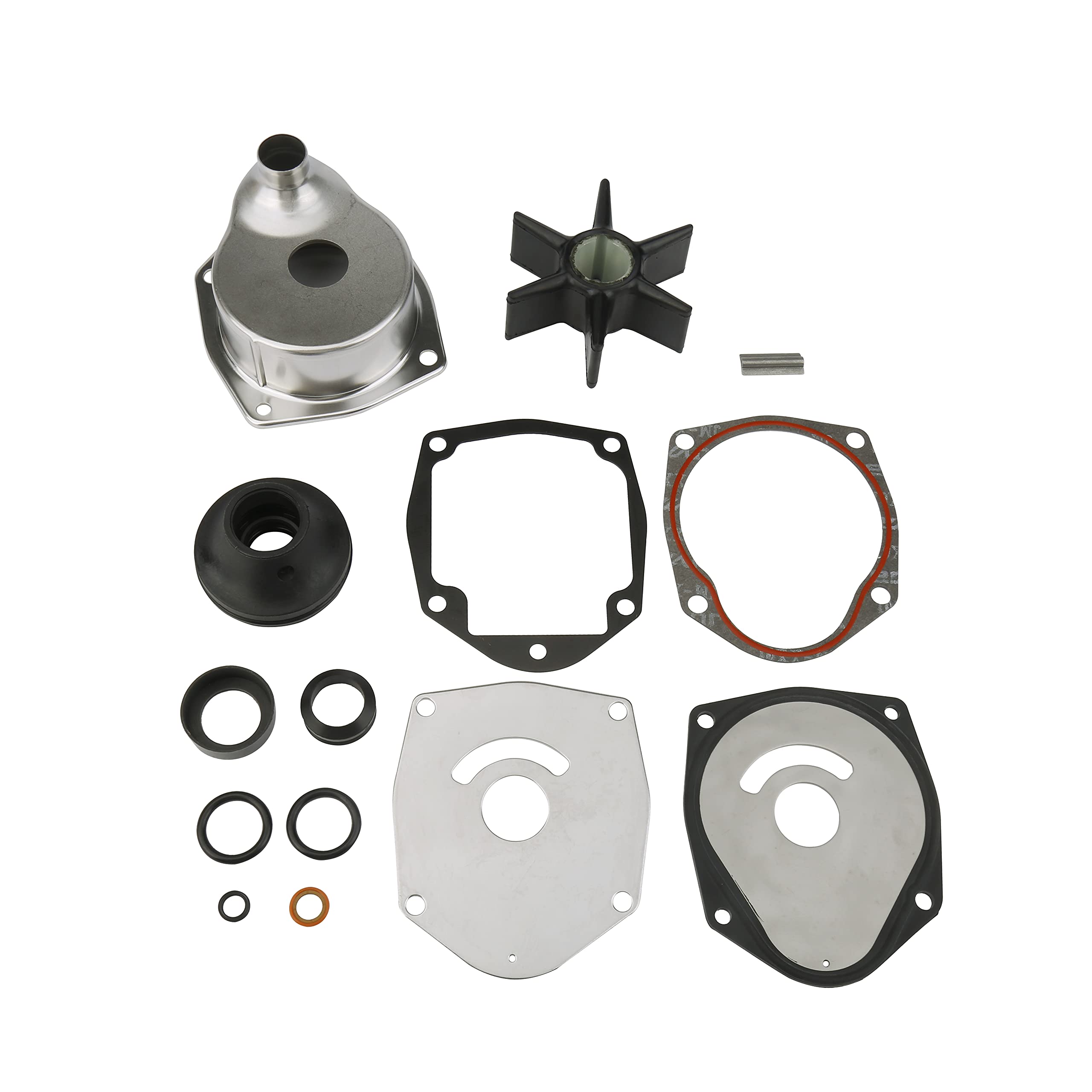 Water Pump Impeller Kit - Compatible With Mercury Marine And Mercruiser - 1991-2021 - Replaces 817275Q05, 817275T4, 18-3147, 9-4