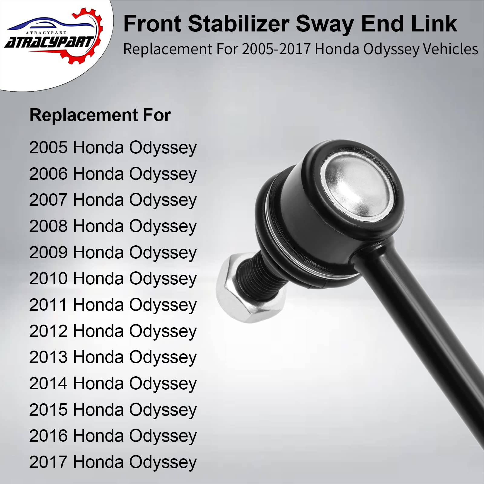 Sway Bar Front Stabilizer Bar End Link For Honda Odyssey 2005-2017 K750304 Reduce The Noise - Keep Steady Driving 2Pc