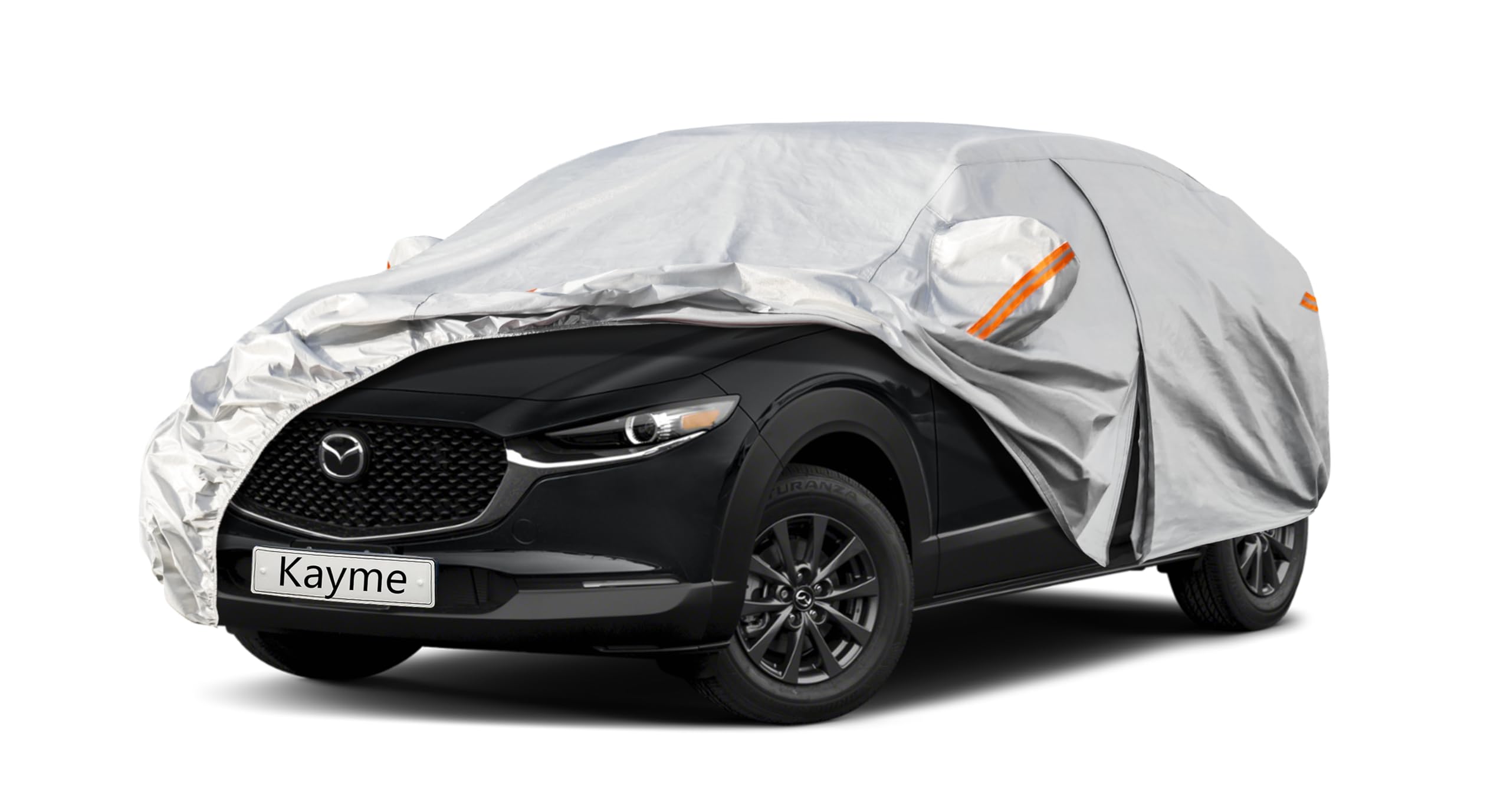 Kayme 6 Layers Suv Car Cover Custom Fit For Mazda Cx-30/Cx-3/Cx 30/Cx 3 (2019-2024) Waterproof All Weather For Automobiles, Outd