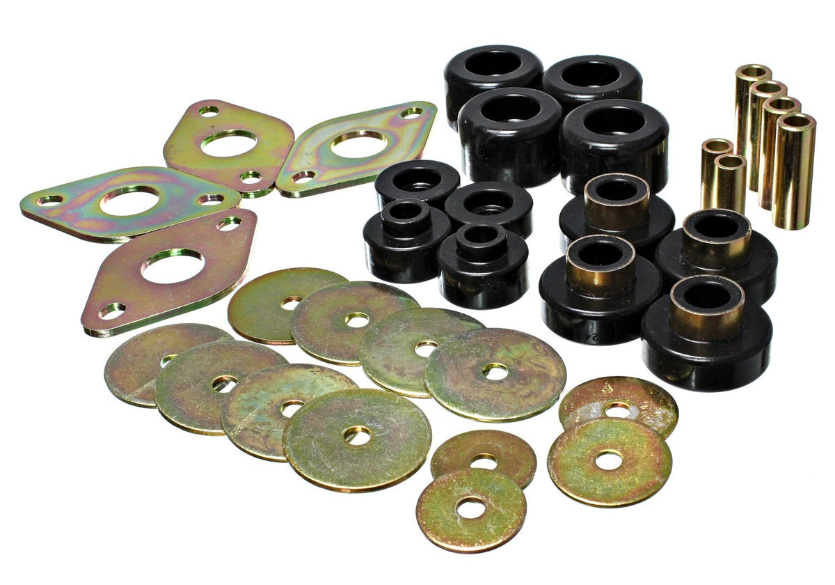 Energy Suspn Energy Suspension 8.4109G Body Mount Set-Reg, Access & Dbl Cab