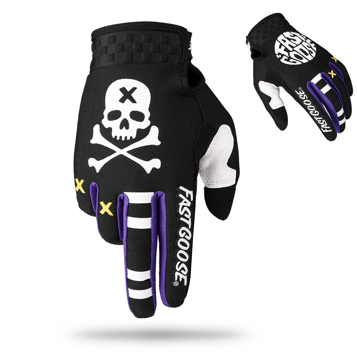 Fastgoose Dirt Bike Motorcycle Gloves Motocross Gloves Motorbike Riding Bike Gloves Atv Mx Mtb Off Road Racing Sports Cycling Glove (Black, Medium)