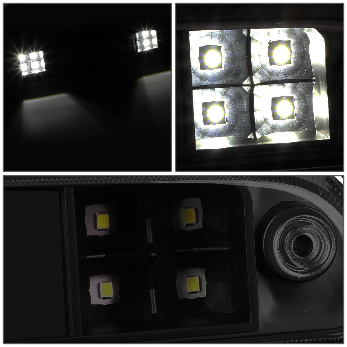 Dna Motoring 3Bl-Fspran99-3D-Led-Bk-Sm Black Housing 3D Led High Mount 3Rd Third Brake Light [Compatible With 93-11 Ranger / 99-16 F250 -F550 Sd / 95-03 B2300 B2500]