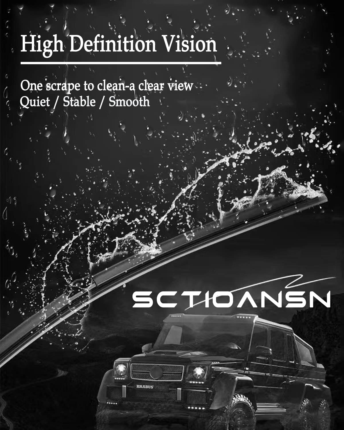 Sctioansn 3 Wipers Set-26''+17'' Front Windshield Wipers And 14'' Rear Wiper Blade For Subaru Forester 2019-2022-Factory Origina