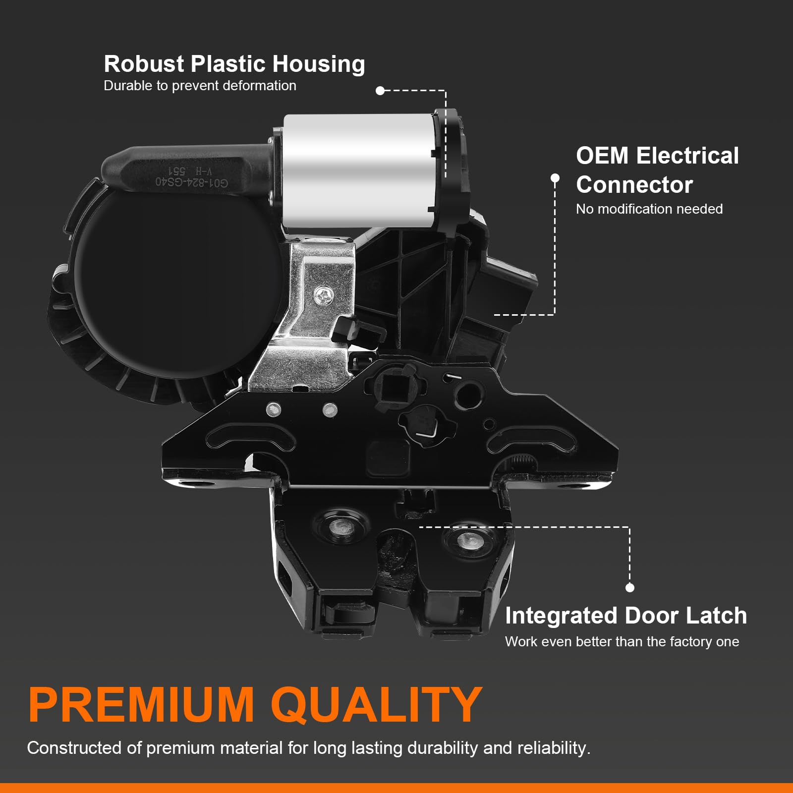 Trunk Latch Assembly for Chevy Suburban Tahoe Equinox Traverse GMC Yukon Acadia Terrain Cadillac Escalade XT5 Buick Regal Enclav